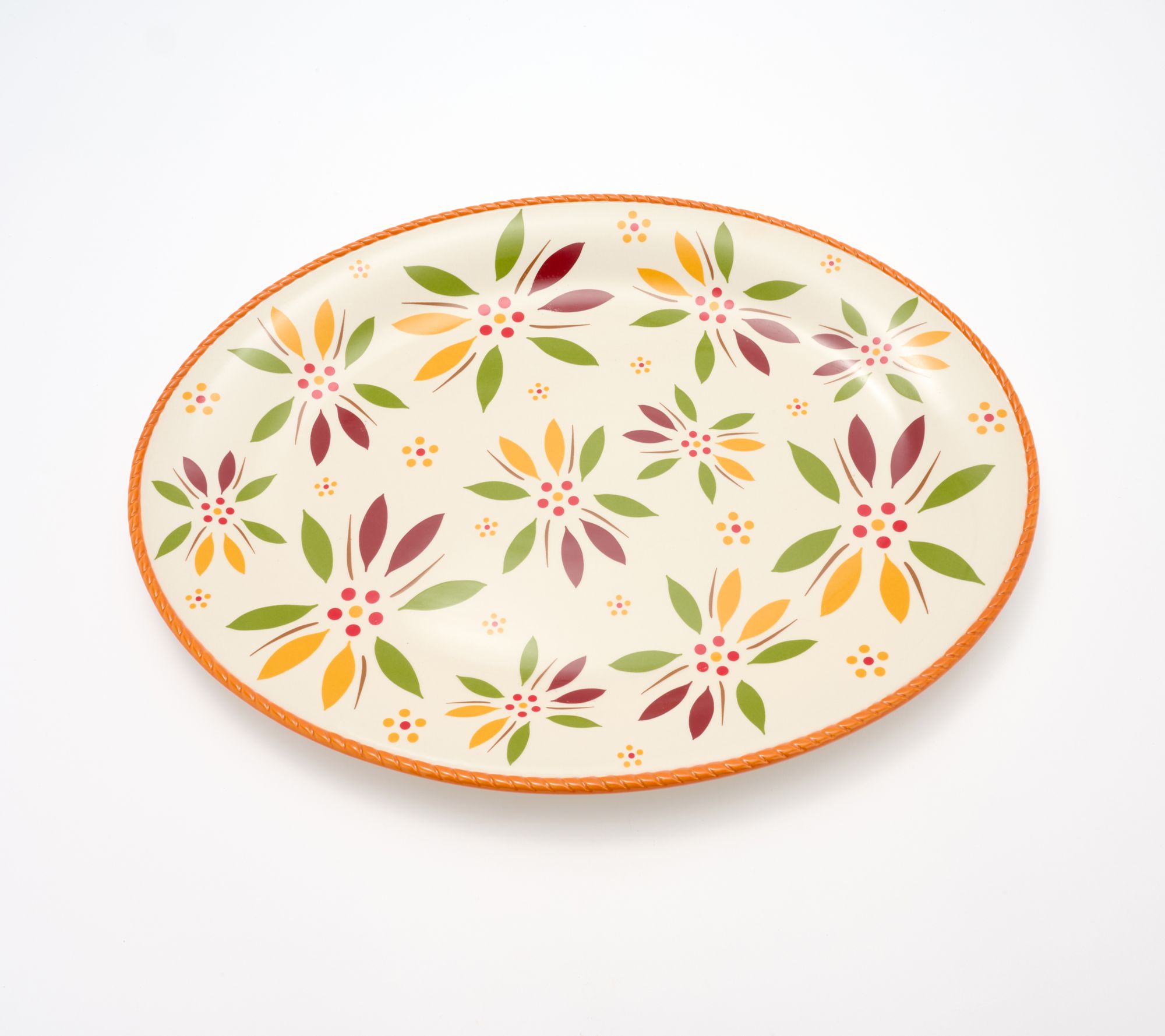 "As Is" Temp- tations Nostalgic Seasonal 16" Platter