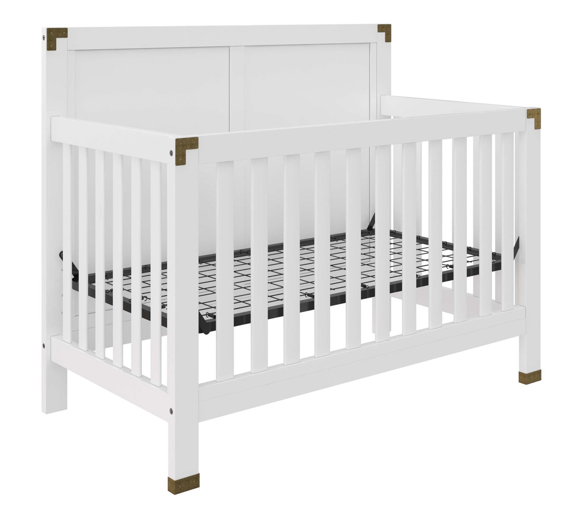 Baby Relax Miles 5-in-1 Convertible Crib - White
