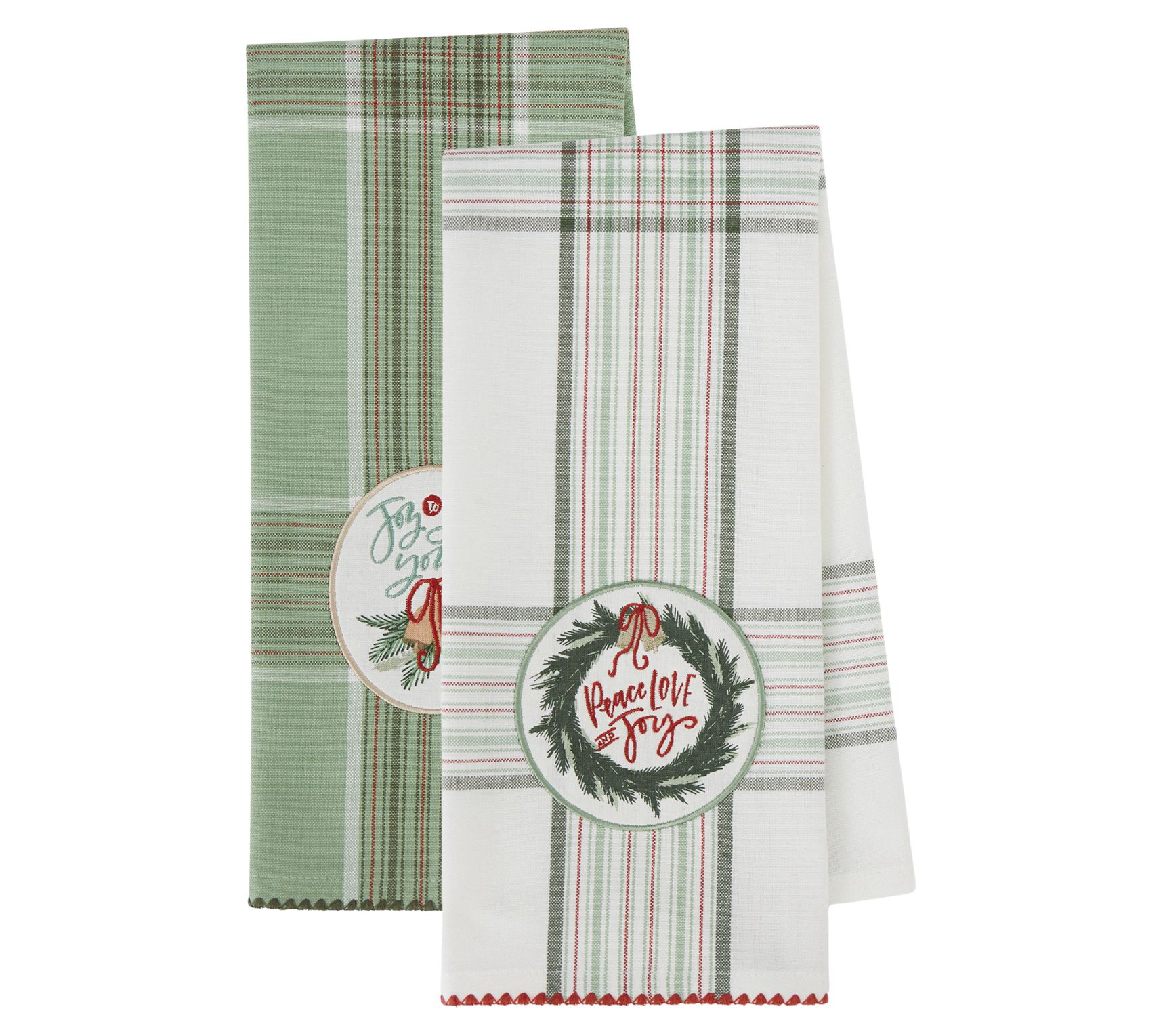 Design Imports Set/2 Christmas Joy Kitchen Towels