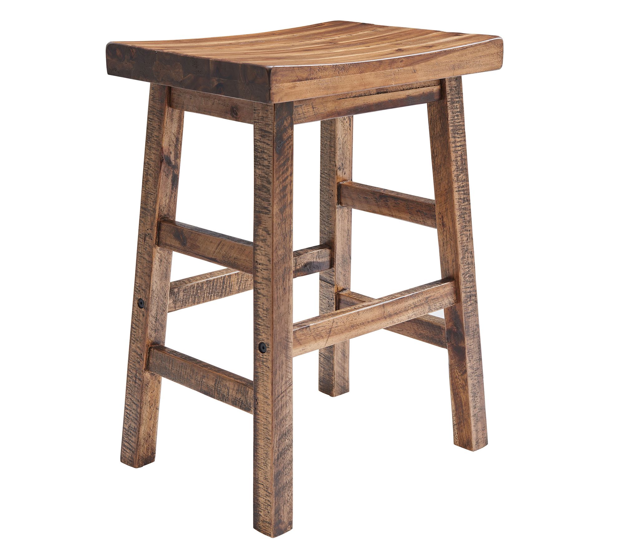 Alaterre Furniture Durango 26" Industrial Vintage-Style Stool