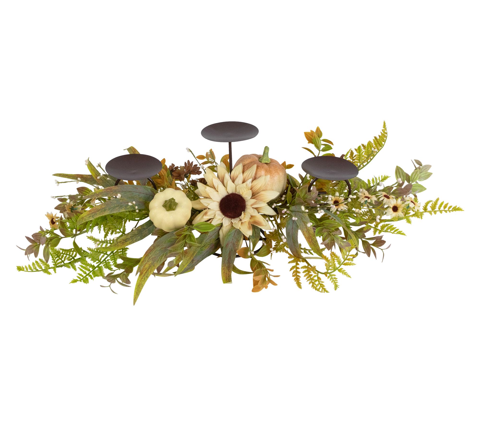 Northlight Harvest Triple Candle Holder 28"