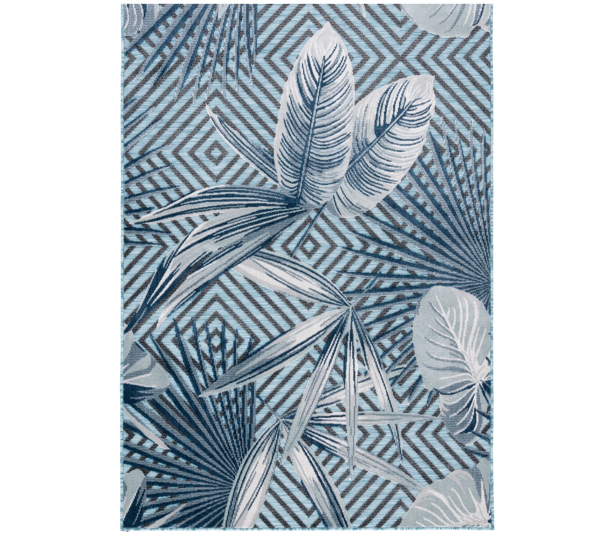 Safavieh Tropical Geometry 4' x 6' Outdoor Rug