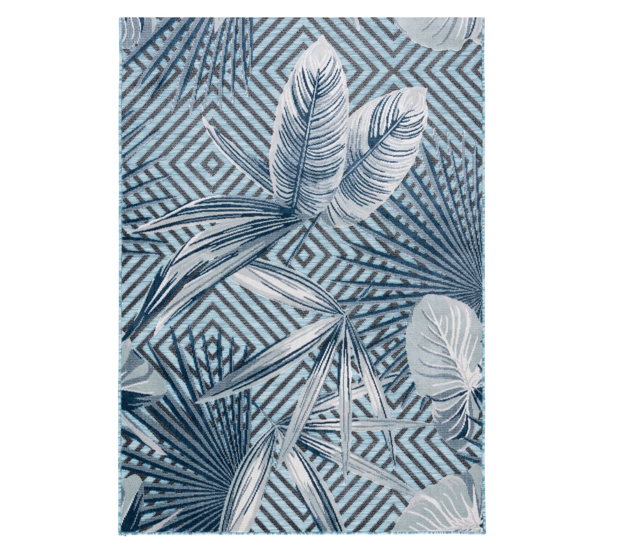 Safavieh Tropical Geometry 4' x 6' Outdoor Rug