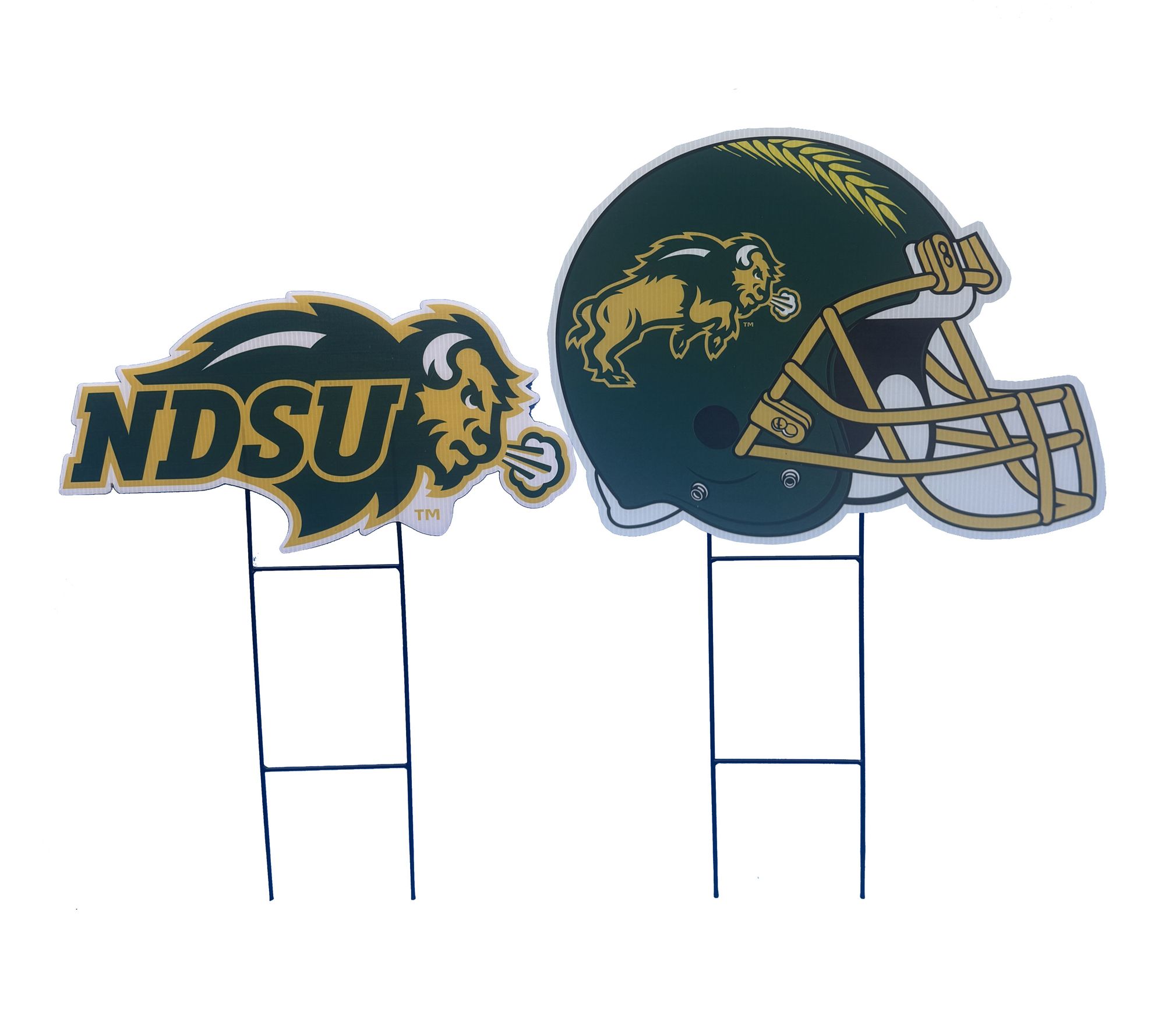 Pegasus Sports NCAA Logo and Helmet 2 Pack YardSign Set