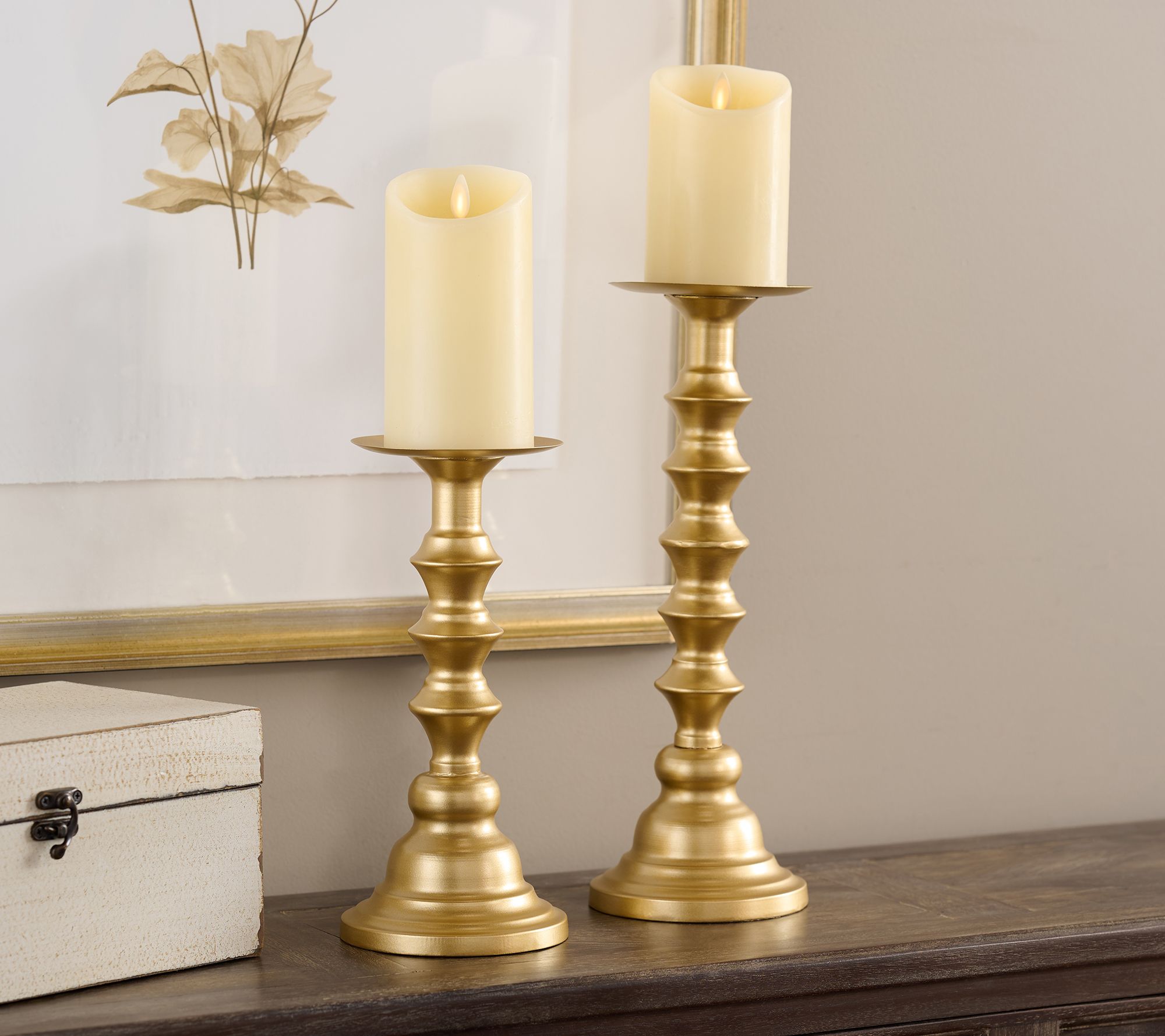 "As Is" Home Reflections 12.5" and 9" Graduated Pillar Holders