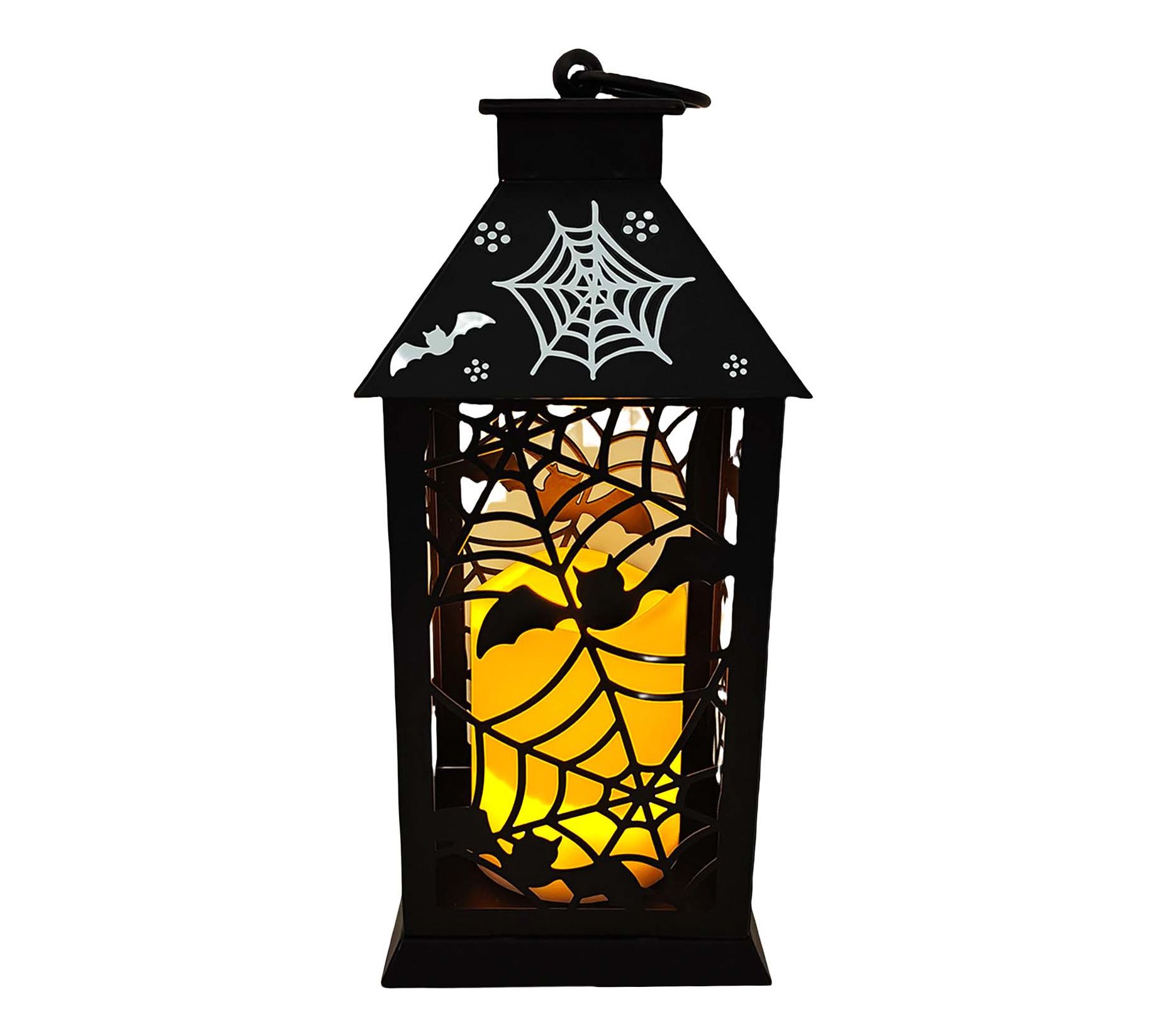 "As Is" Temp-tations Seasonal 11" Lantern with Cutouts