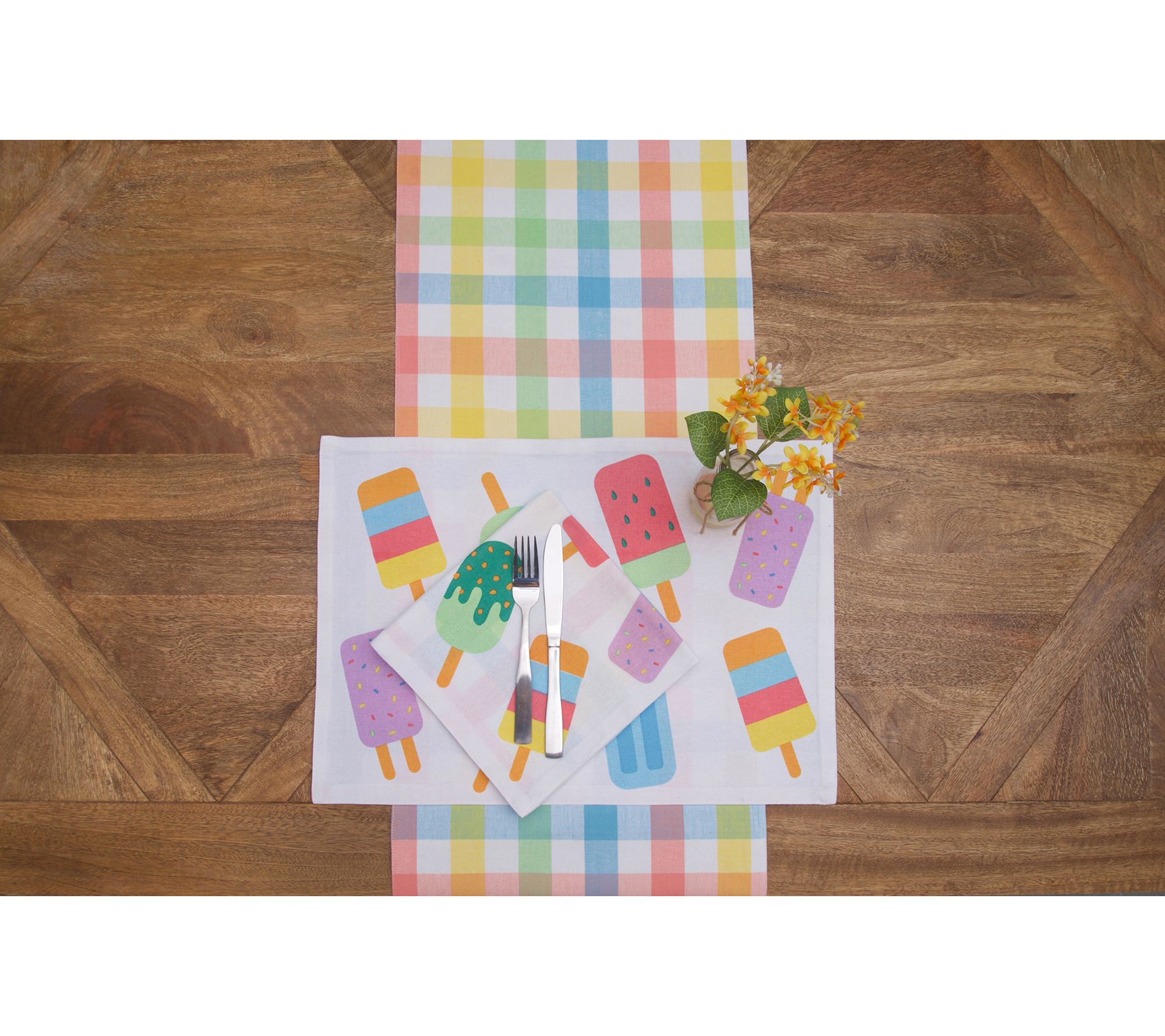 Popsicle Napkins Set of 6 by Valerie