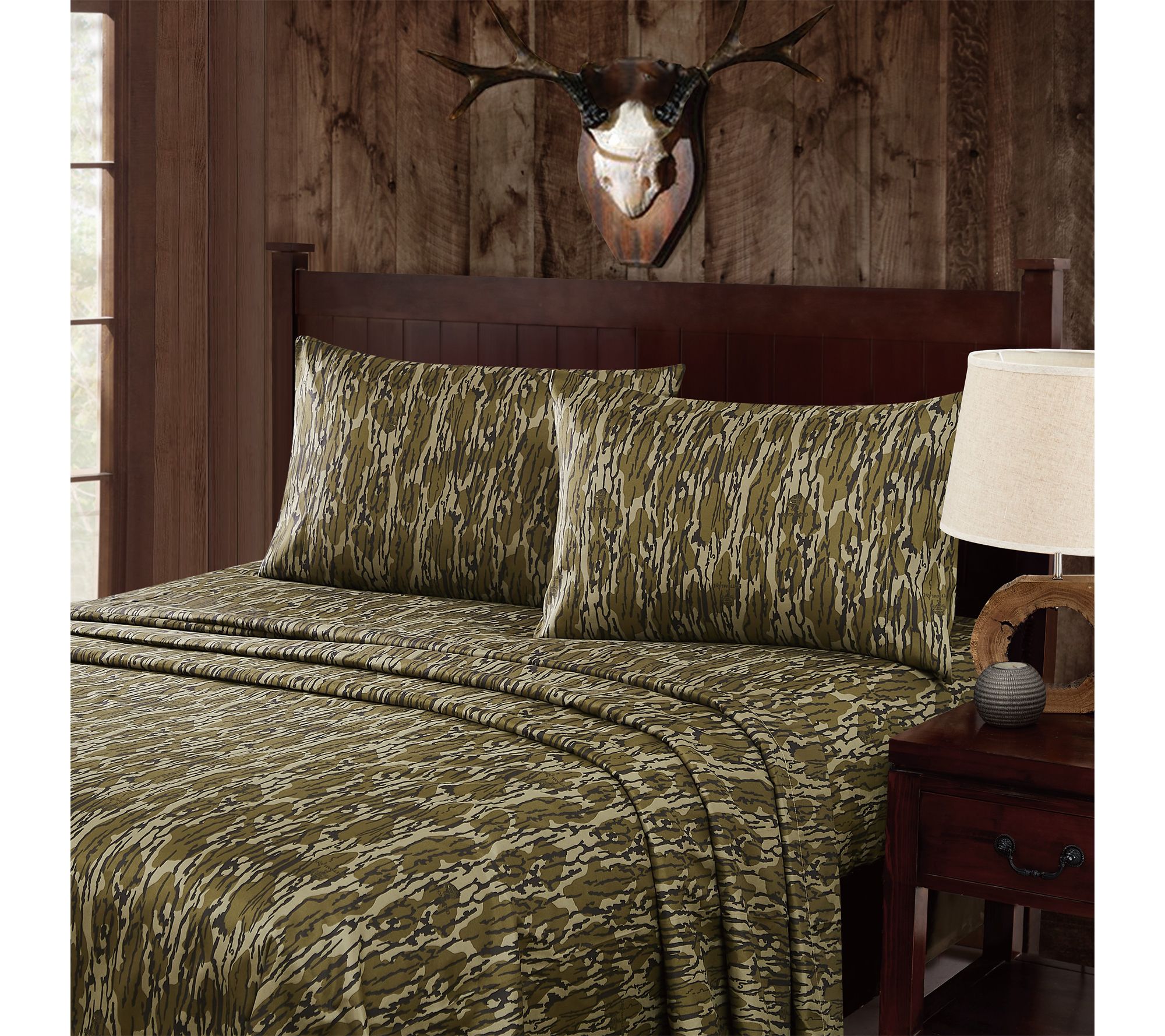 Mossy Oak Bottom Land Queen Sheet Set