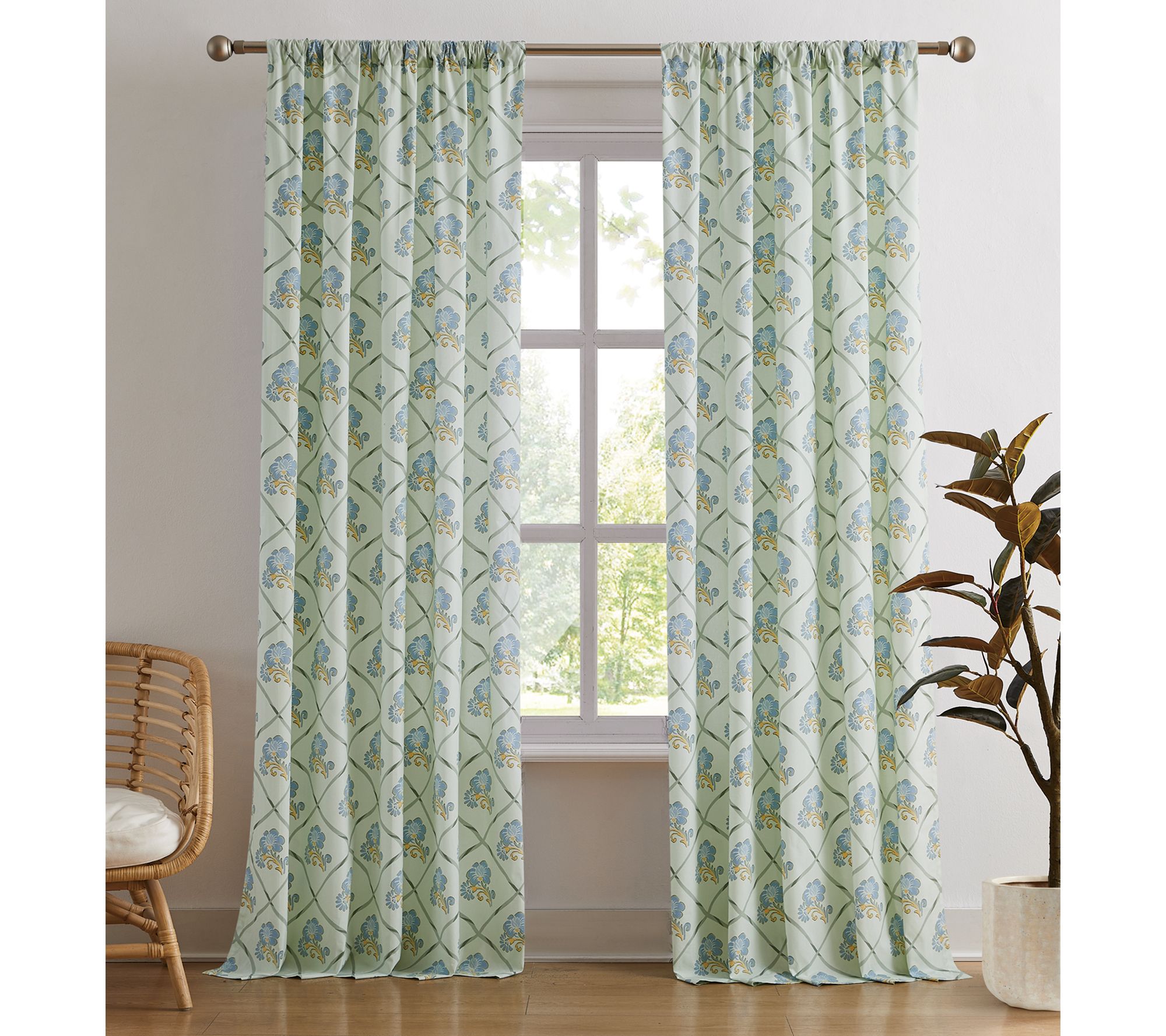 Brooklyn Loom Olivia 50x84 Window Curtain