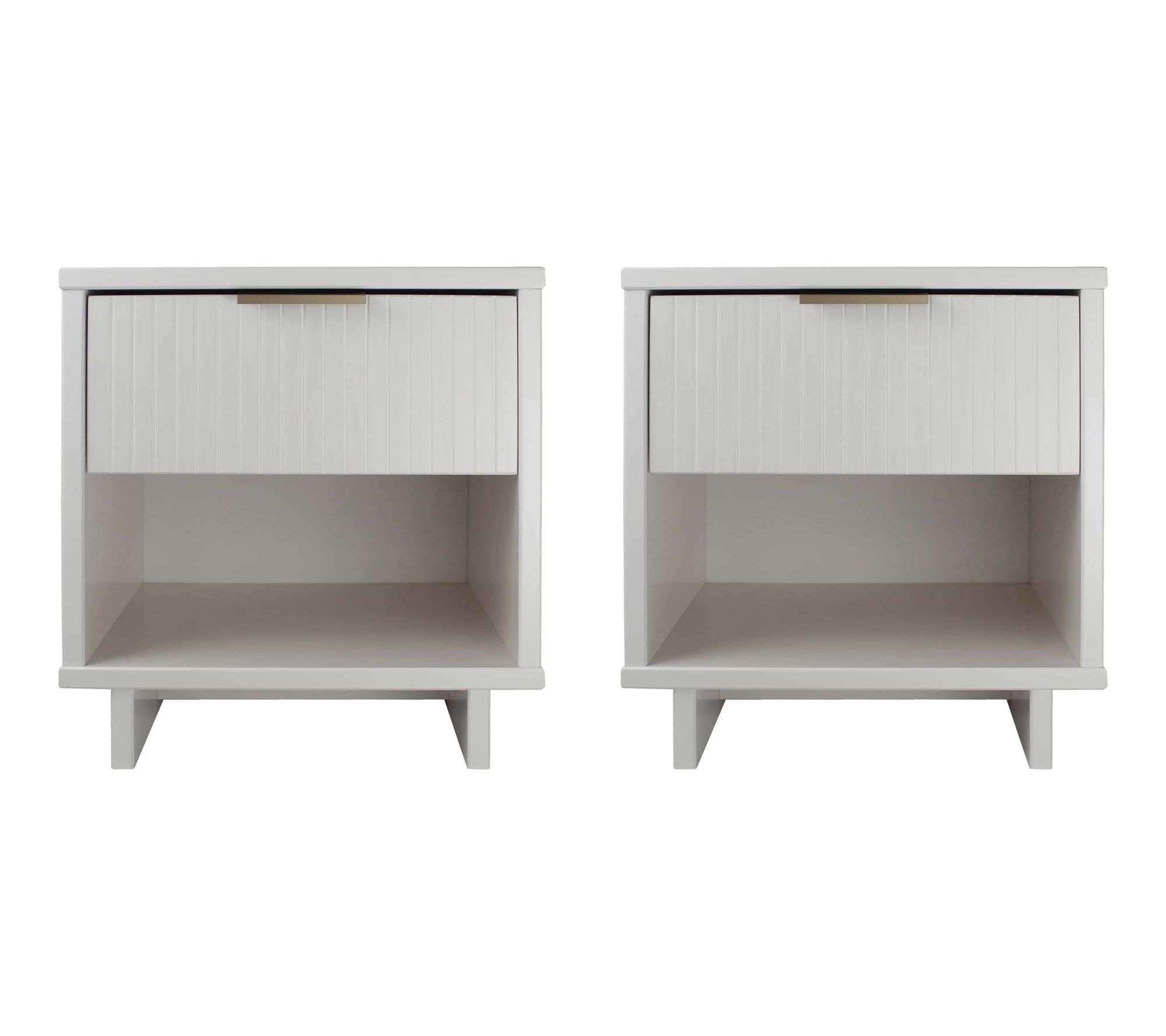 Manhattan Comfort Granville 18" Nightstand (1-Drawer)-Set of 2