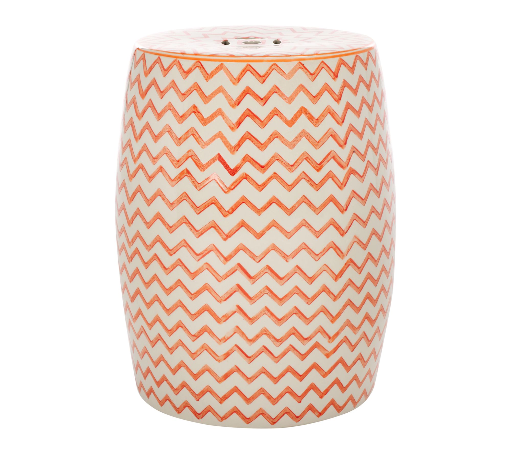 Salana, 18.25 Inch, Ceramic Garden Stool by Valerie