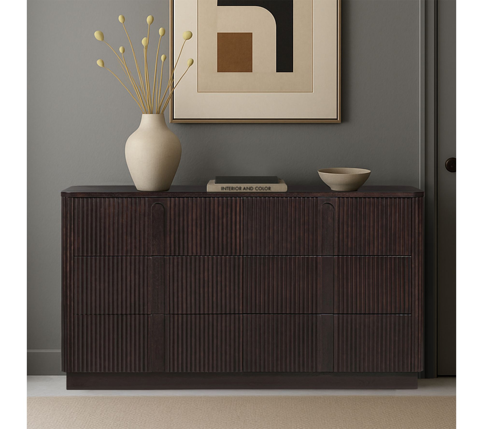 Teamson Home Potomac Push to Open 6-Drawer Dresser