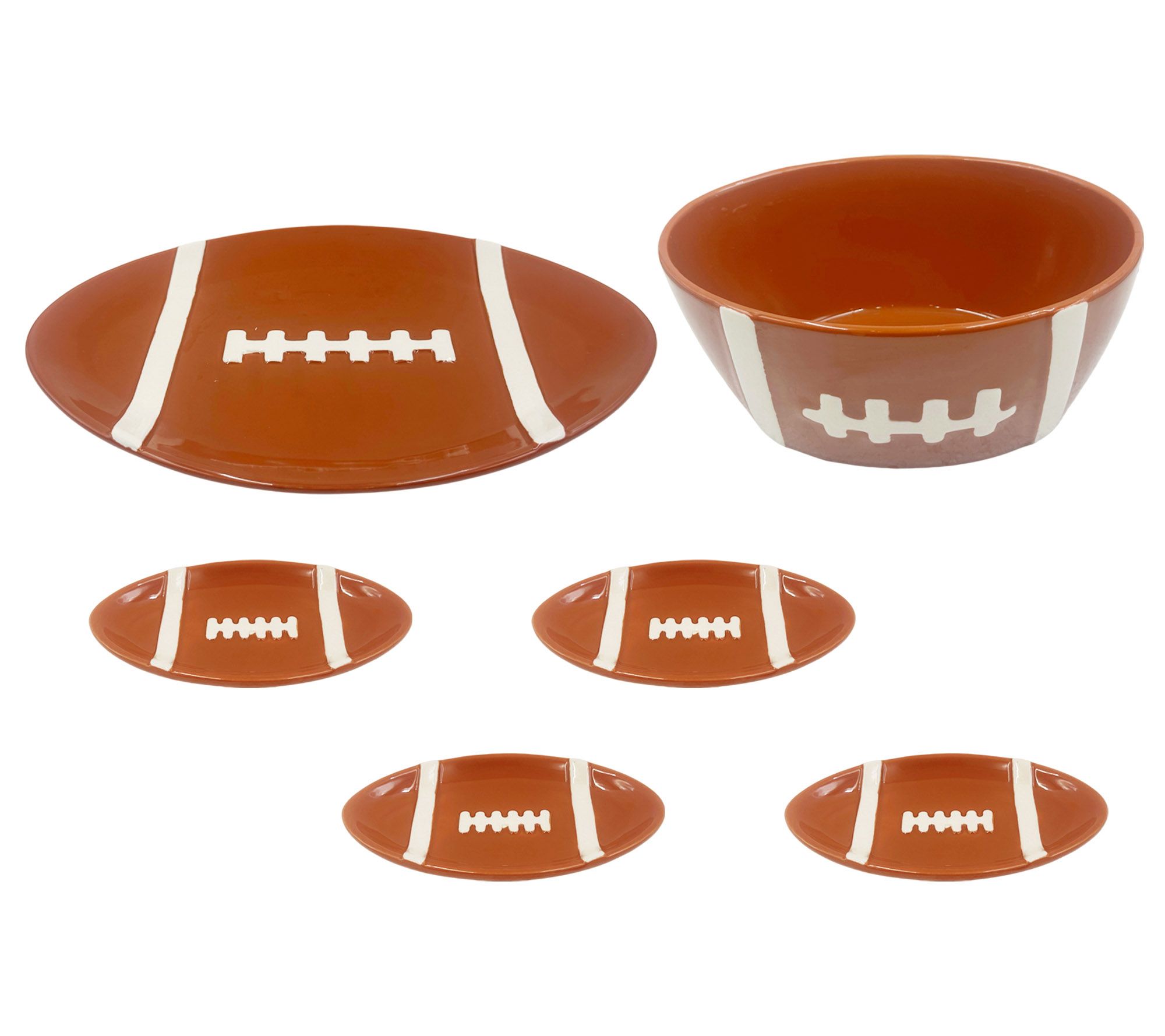  Temp-tations Football 6-Piece Entertaining Set