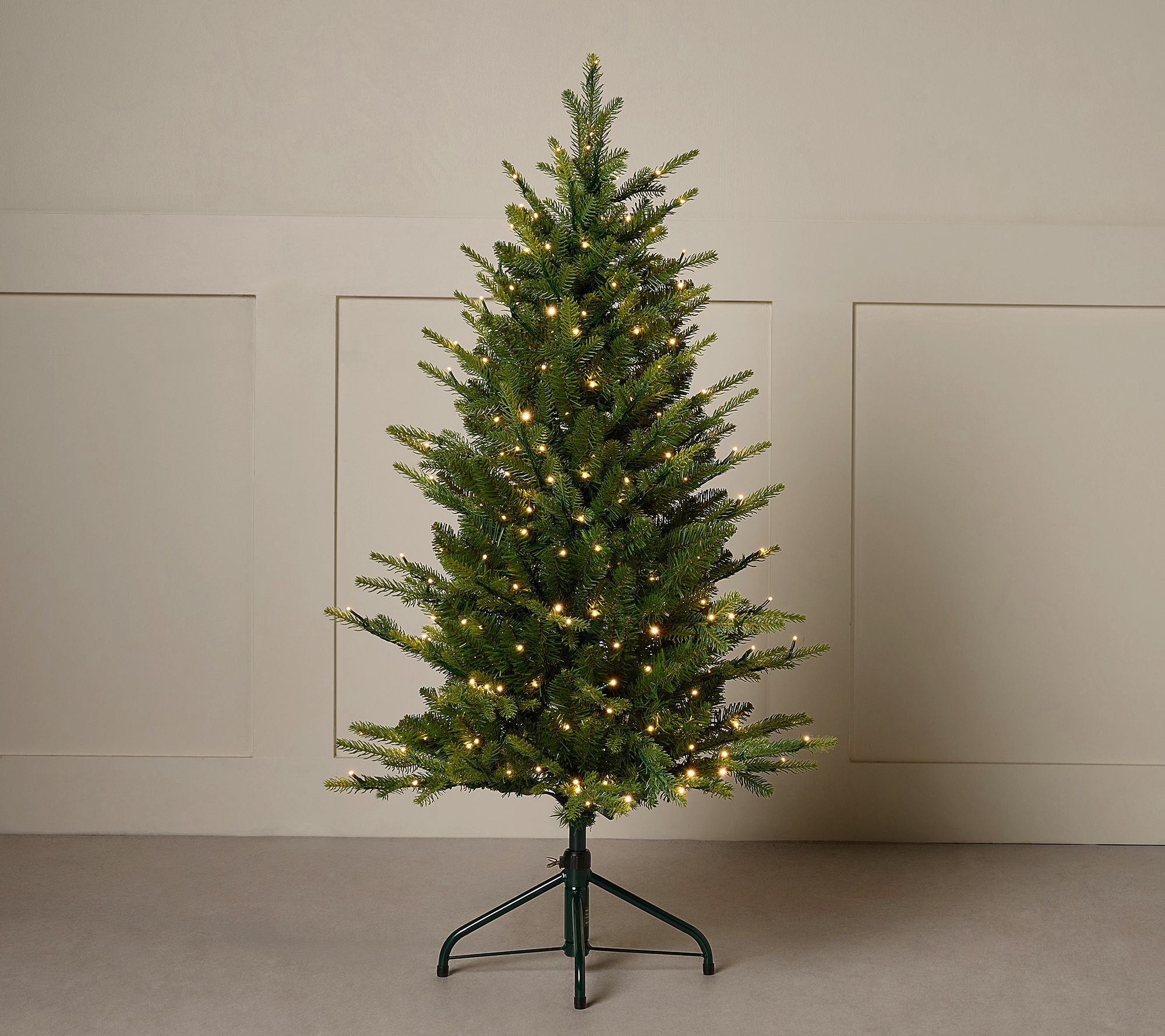Bethlehem Lights 5.5' Overlit Slim Christmas Tree w/ 3-in-1 LEDs