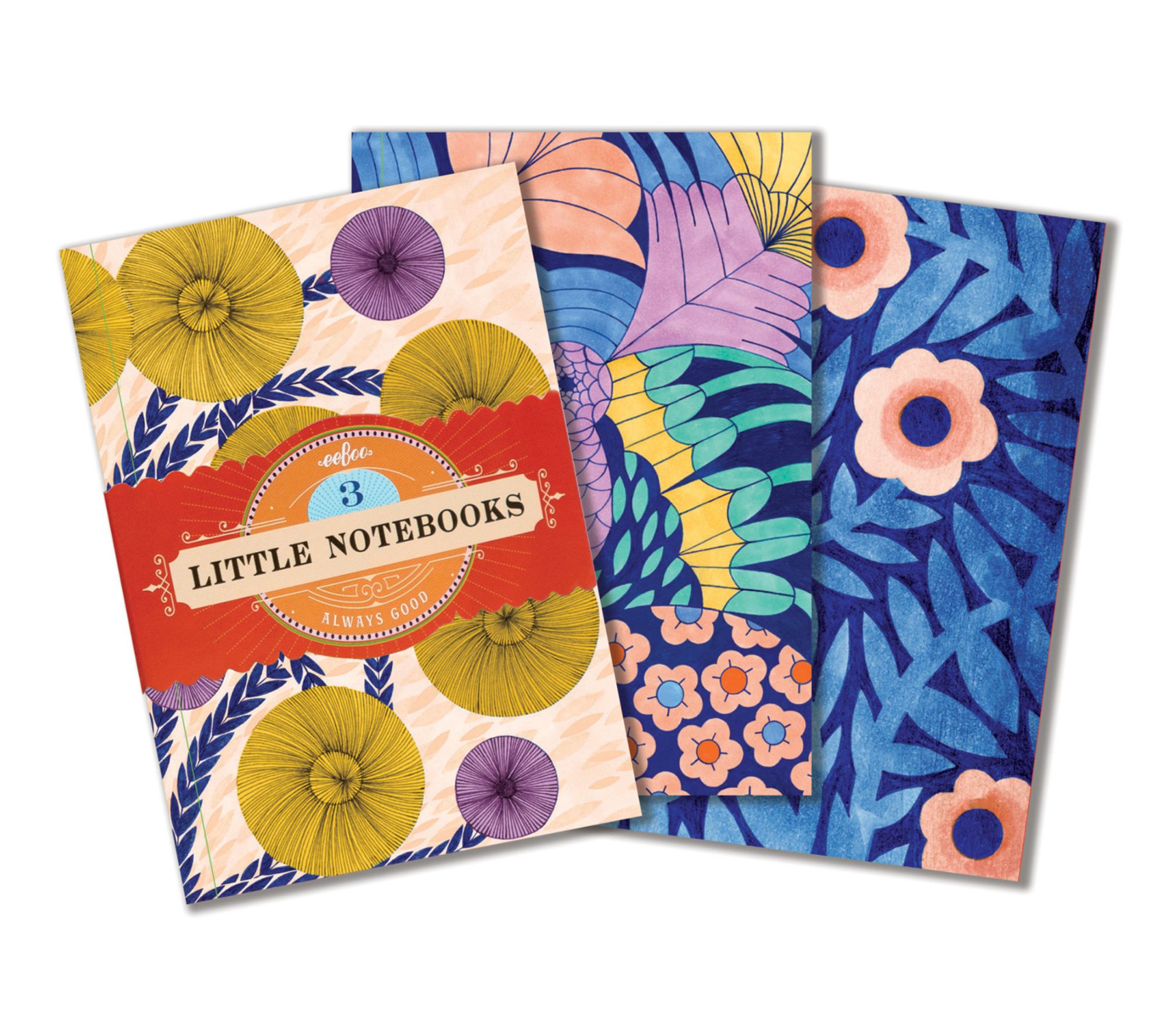 eeBoo Little Notebooks Set of 3 Nature Themed Journals