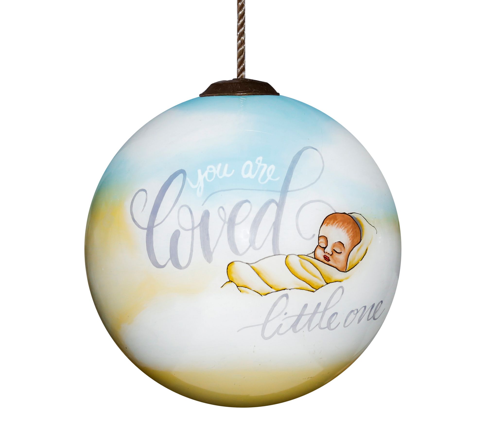 Inner Beauty Gifts 3 inch You Are Loved, Little One Ornament