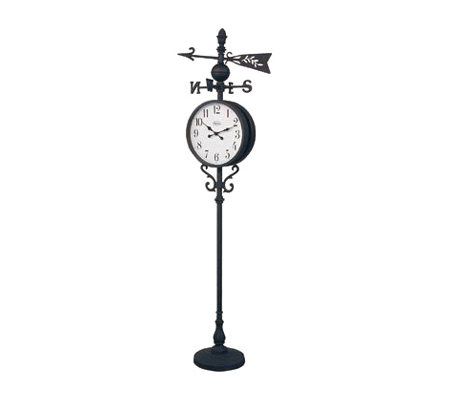 Outdoor Clock With Weather Vane WH1080 SE Professional Wireless