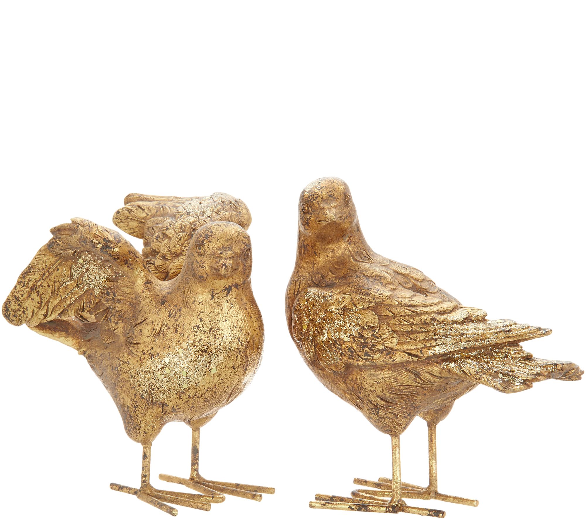 2-Piece Standing Dove Figurines by Valerie - QVC.com
