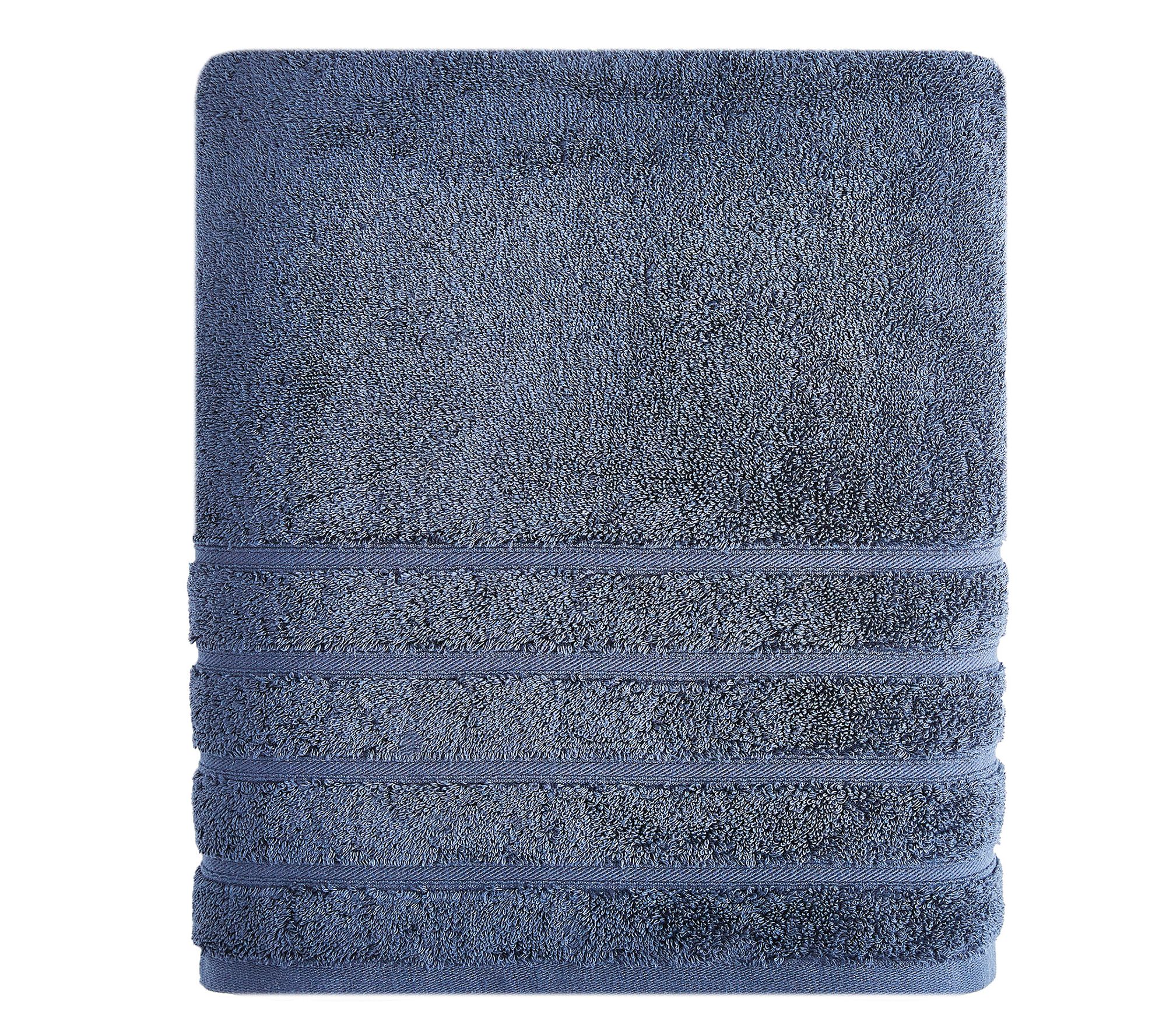 Lynova Plush Towels in Sea - Hotel Luxury Bath Towel - Set of 2 by Standard Textile