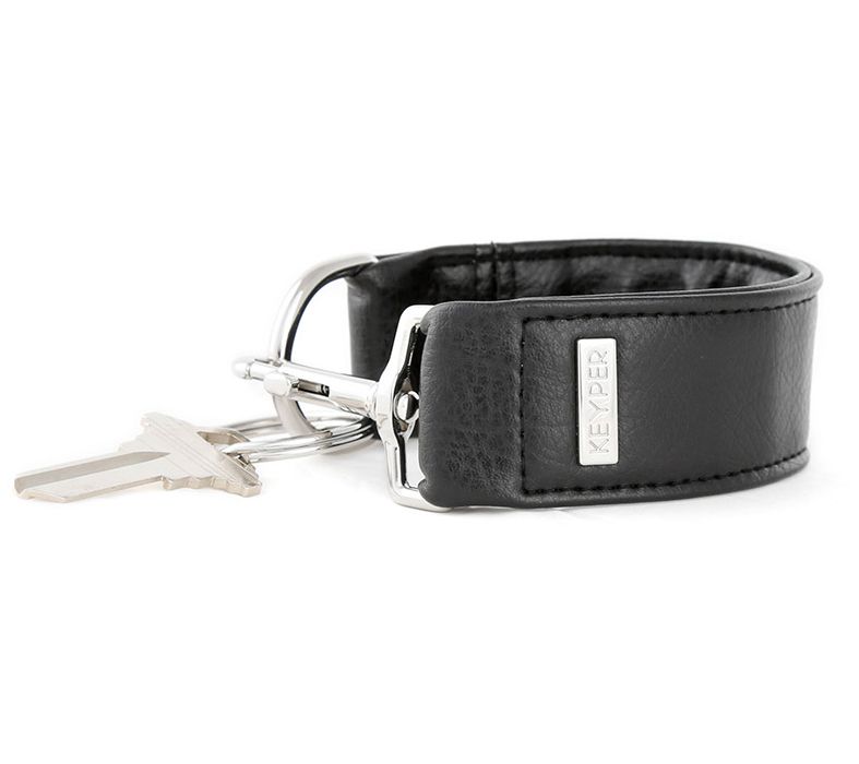 Keyper Fashion All-In-One Key Fob Wristlet & Bag Holder Silve