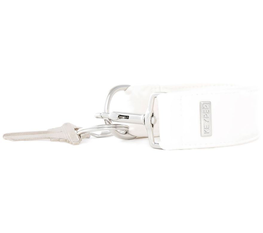 Keyper Fashion All-In-One Key Fob Wristlet & Bag Holder Silve