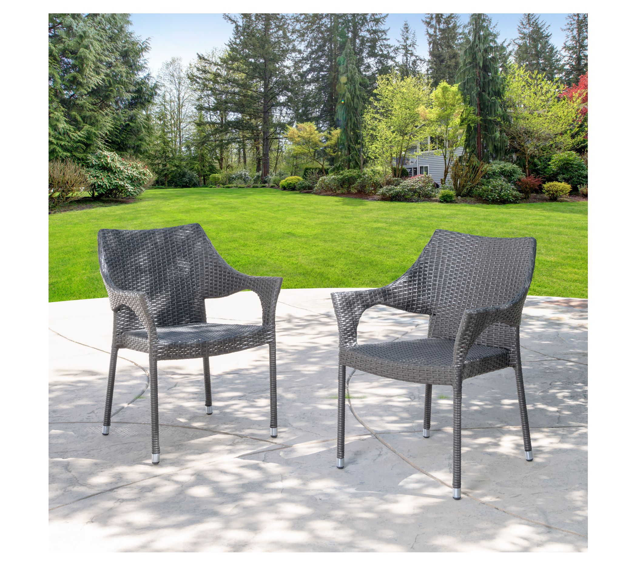 Benton Outdoor Patio Armchair Set of Two by Abb yson Living