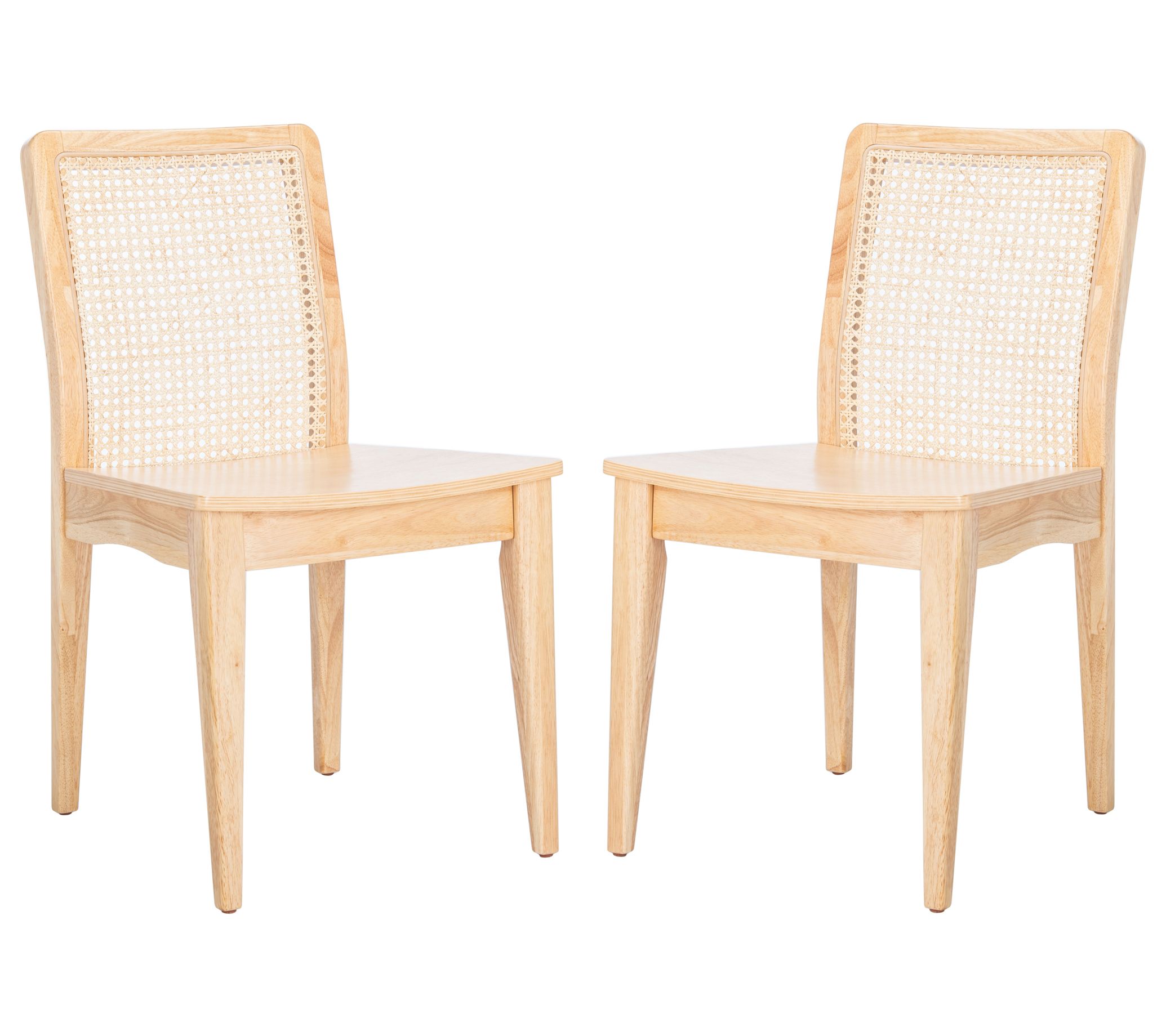 Safavieh Benicio Rattan Dining Chair, Set of 2