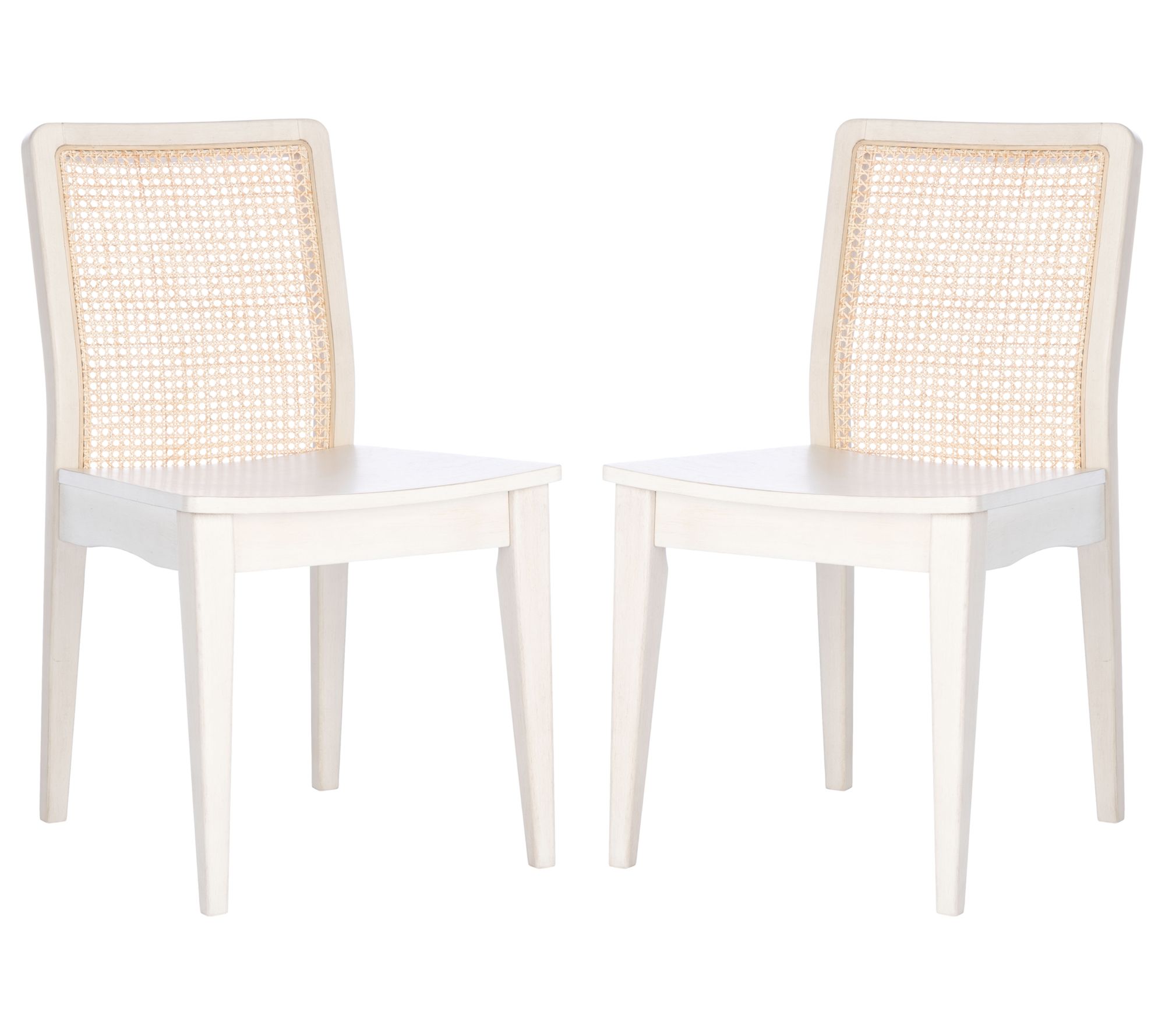 Safavieh Benicio Rattan Dining Chair, Set of 2