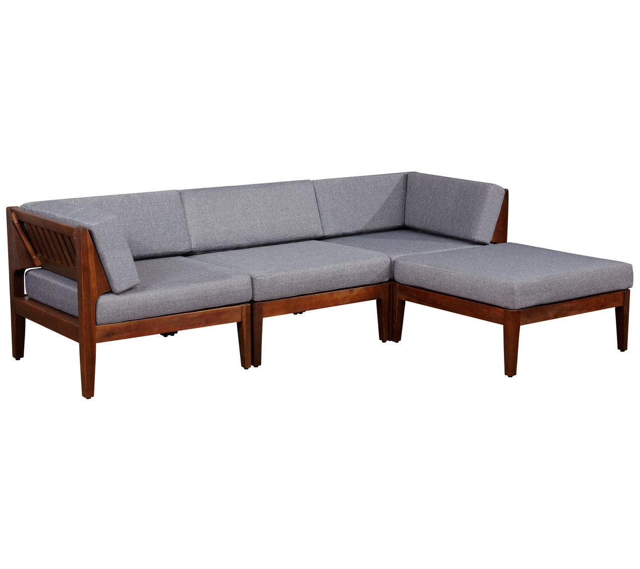 Linon Home Gables Outdoor 4-Piece Set with Cushions