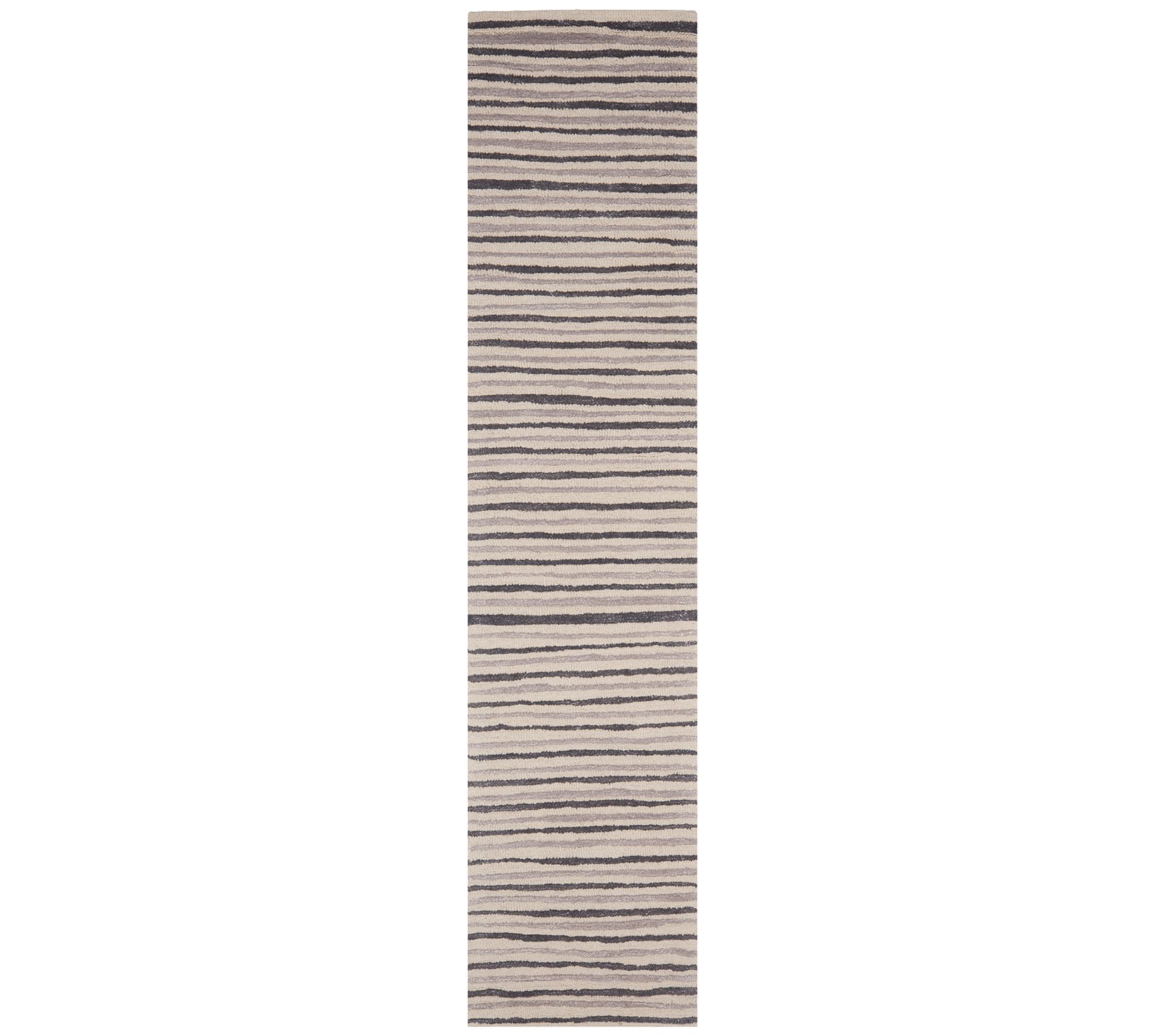 Martha Stewart Hand-Drawn Stripe 2'3" x 10' Rug