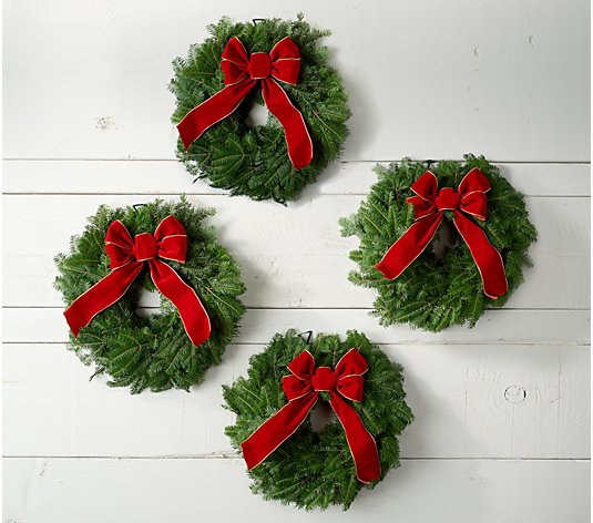 S/4 Fresh Balsam Mini Wreaths by Valerie Del. Week 12/12