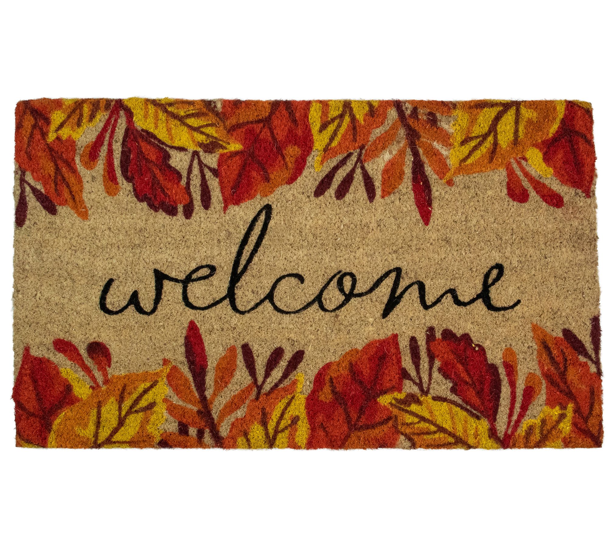 Northlight Rectangular Natural Coir Doormat 18"x 30"