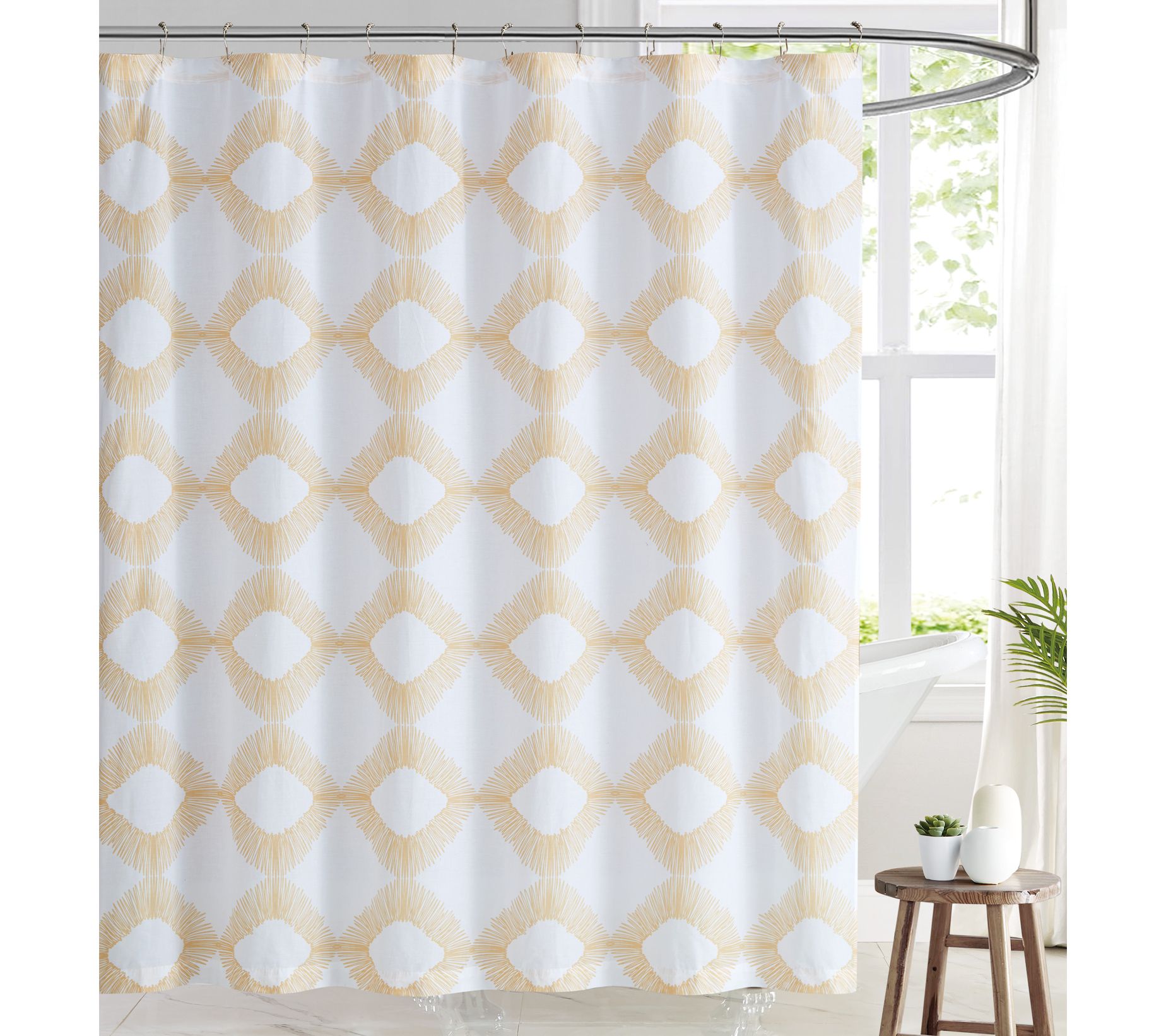 Brooklyn Loom Merill Shower Curtain