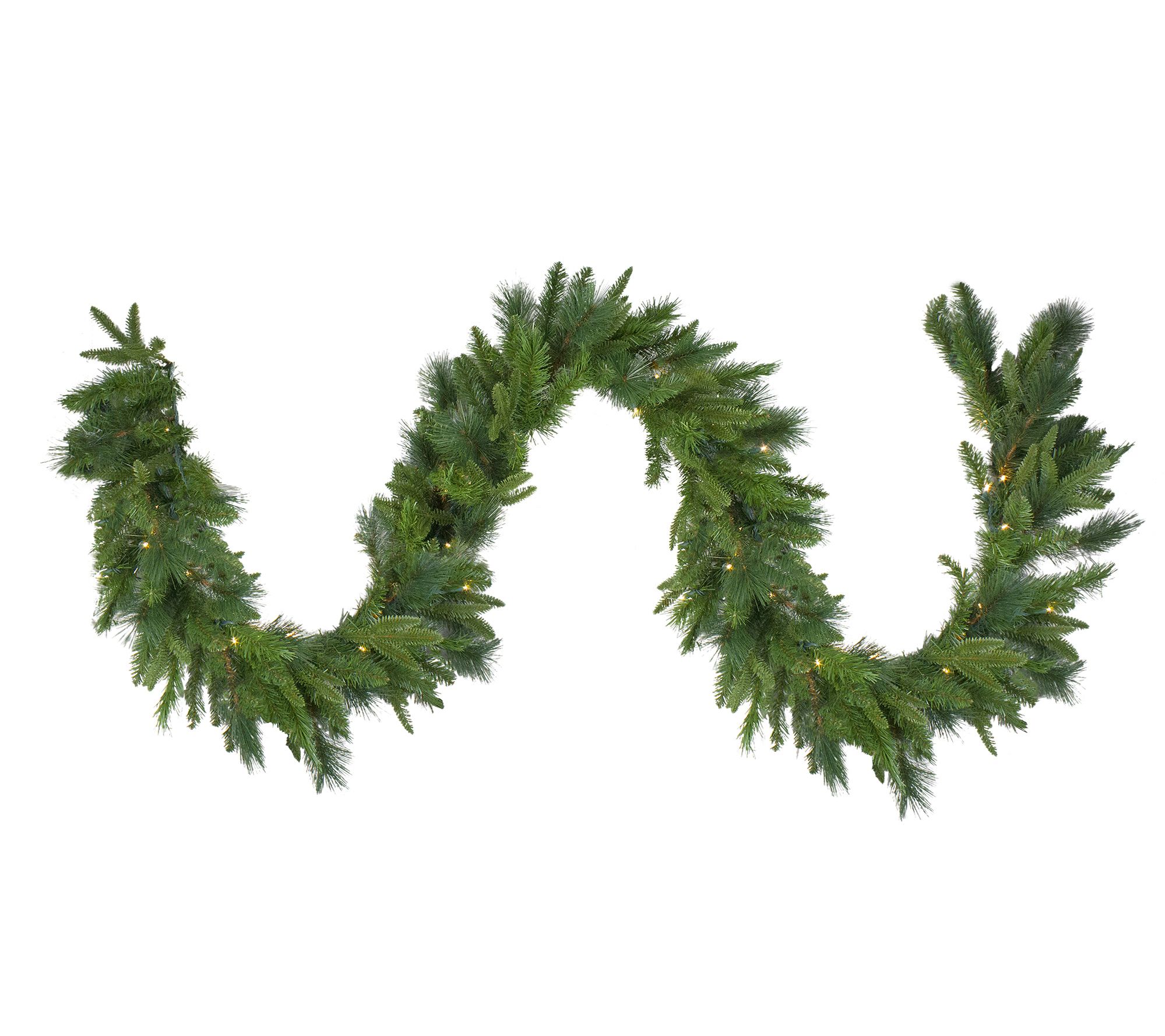Northlight 9' Mix Rosemary Pine Faux Garland-Clear Lights