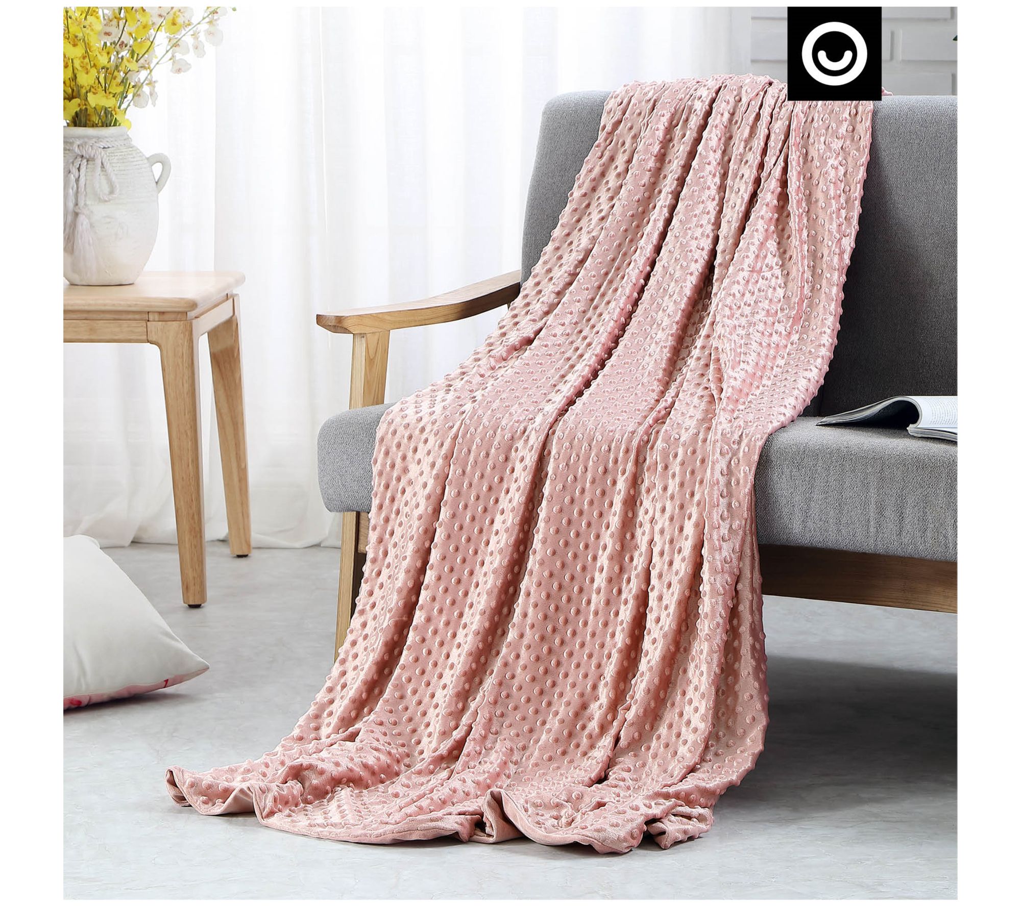 Wesley 48"x72" 15 lb.Weighted Blanket - QVC.com