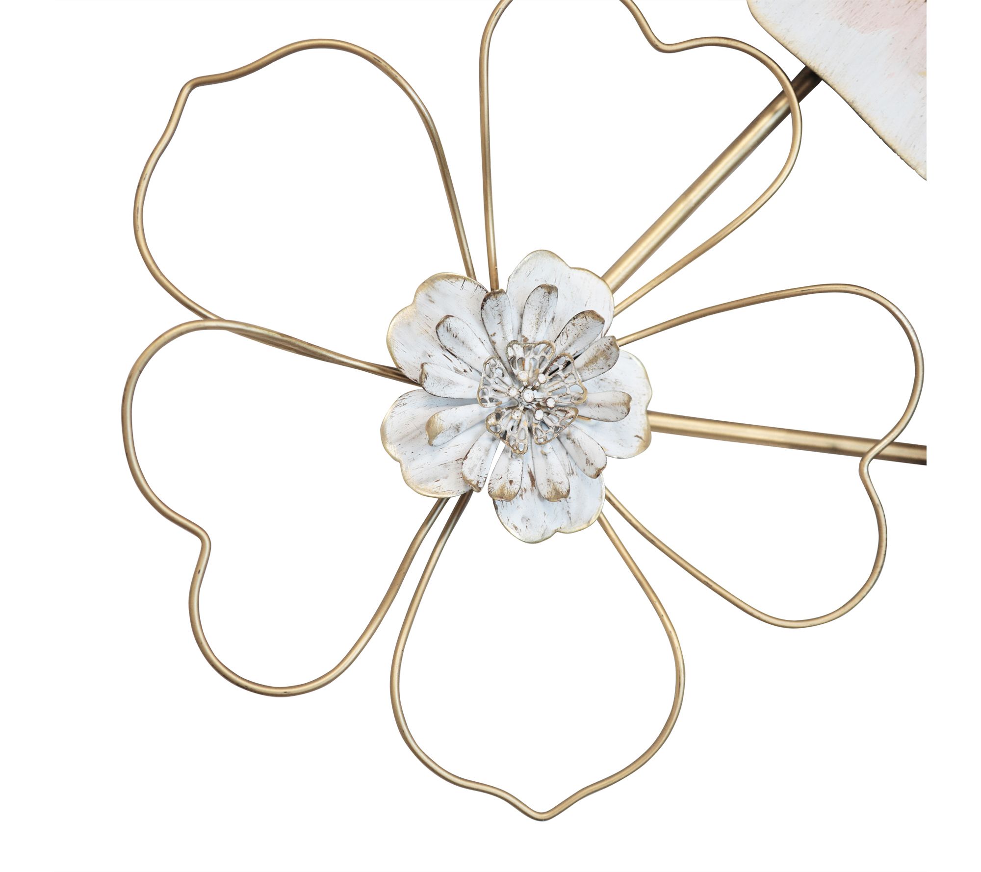 Stratton Home Decor Sydney Floral Bunch Metal Wall Art