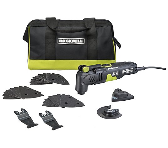 Rockwell 3.5amp Oscillating Multi-Tool, 32 Accessories and Bag