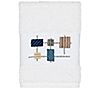 Linum Home Textiles Khloe 3PC Embellished TowelSet, 4 of 4