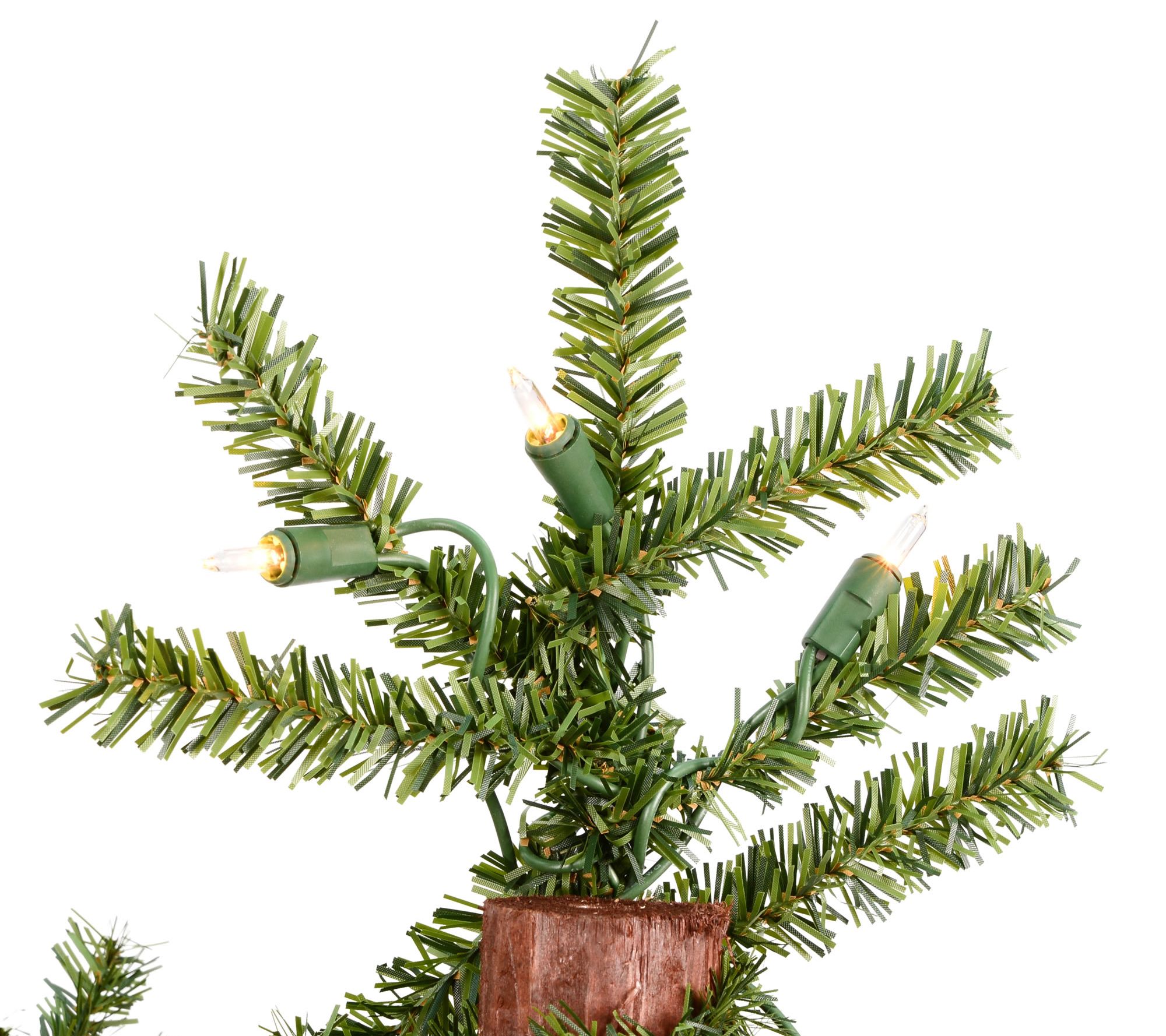 Vickerman Natural Alpine Artificial Christmas Tree Set WW