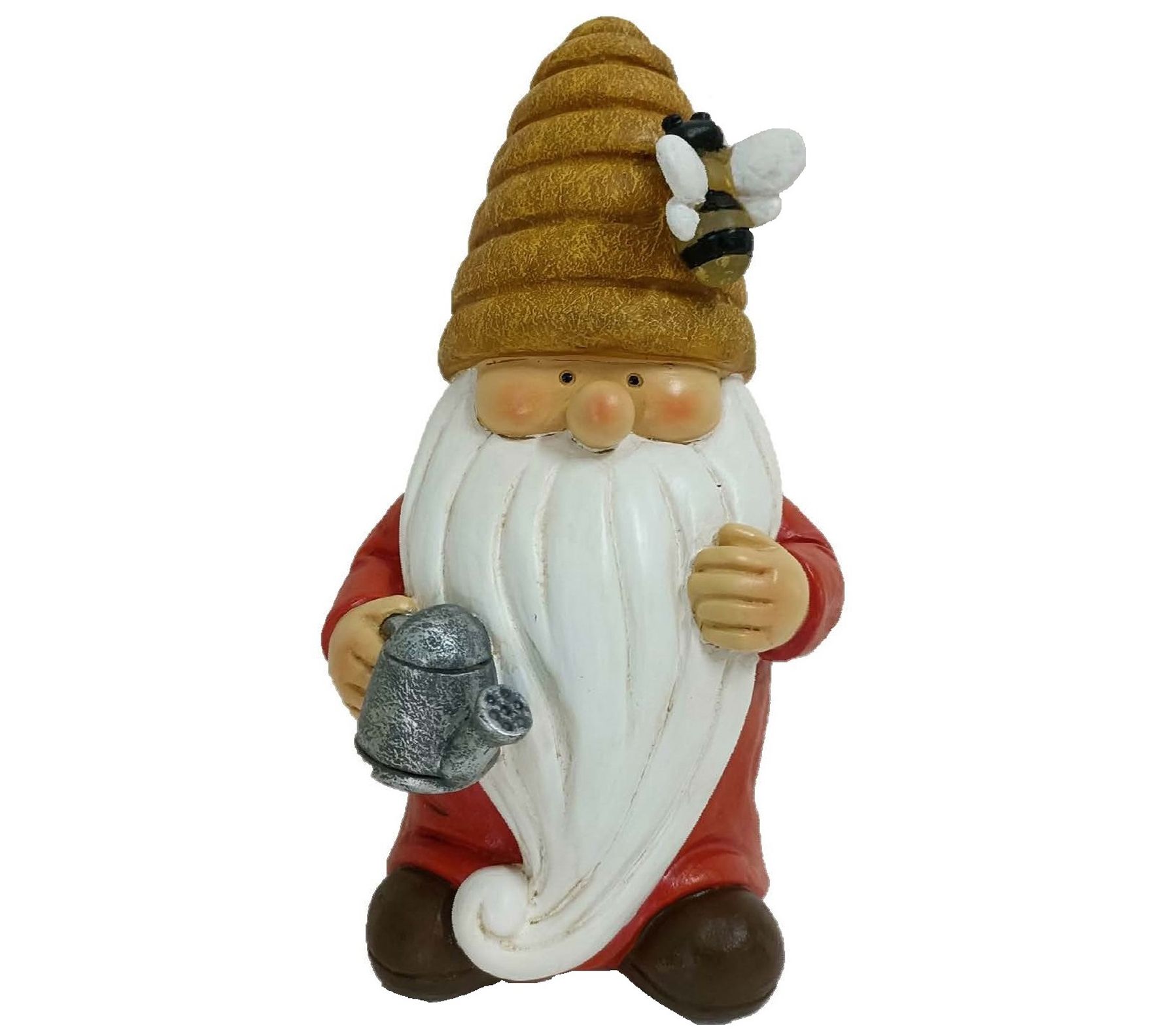 Santa's Workshop, Inc 8.75"  Resin Solar Bee Gn ome