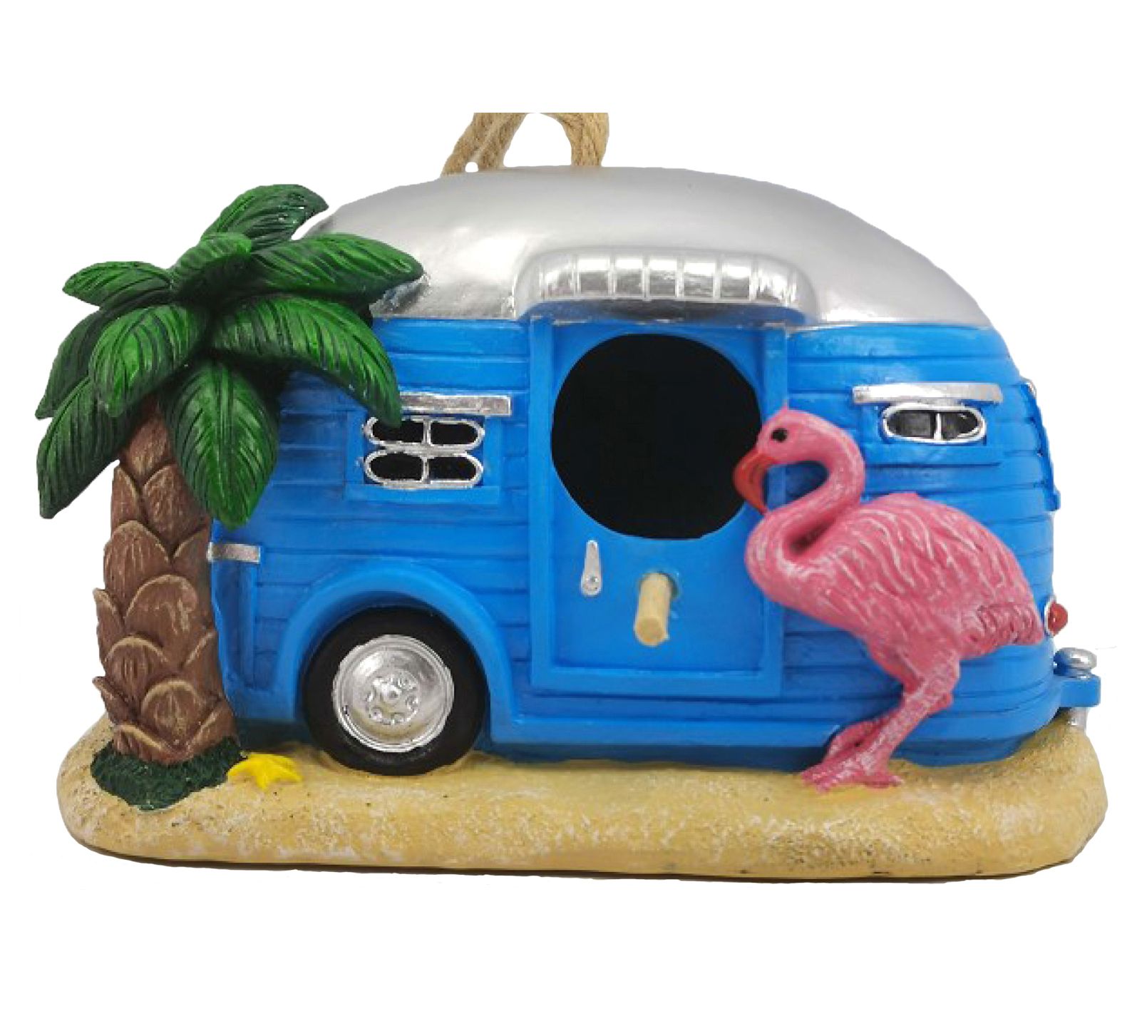 Santa's Workshop Inc. 7.25" Resin Vacation RV Birdhouse