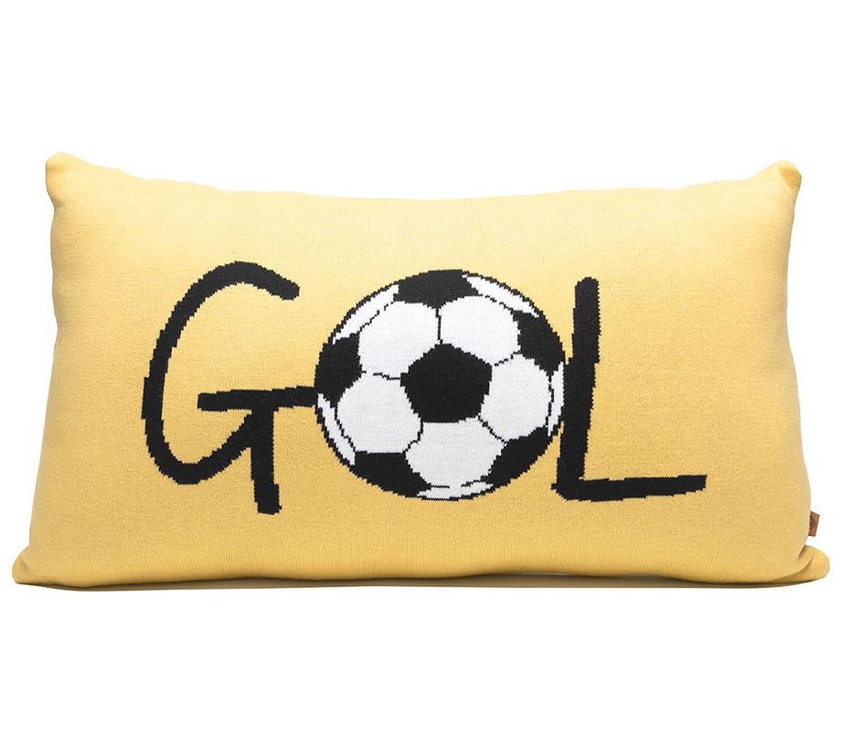 Rian Tricot Cushion - Gol Yellow