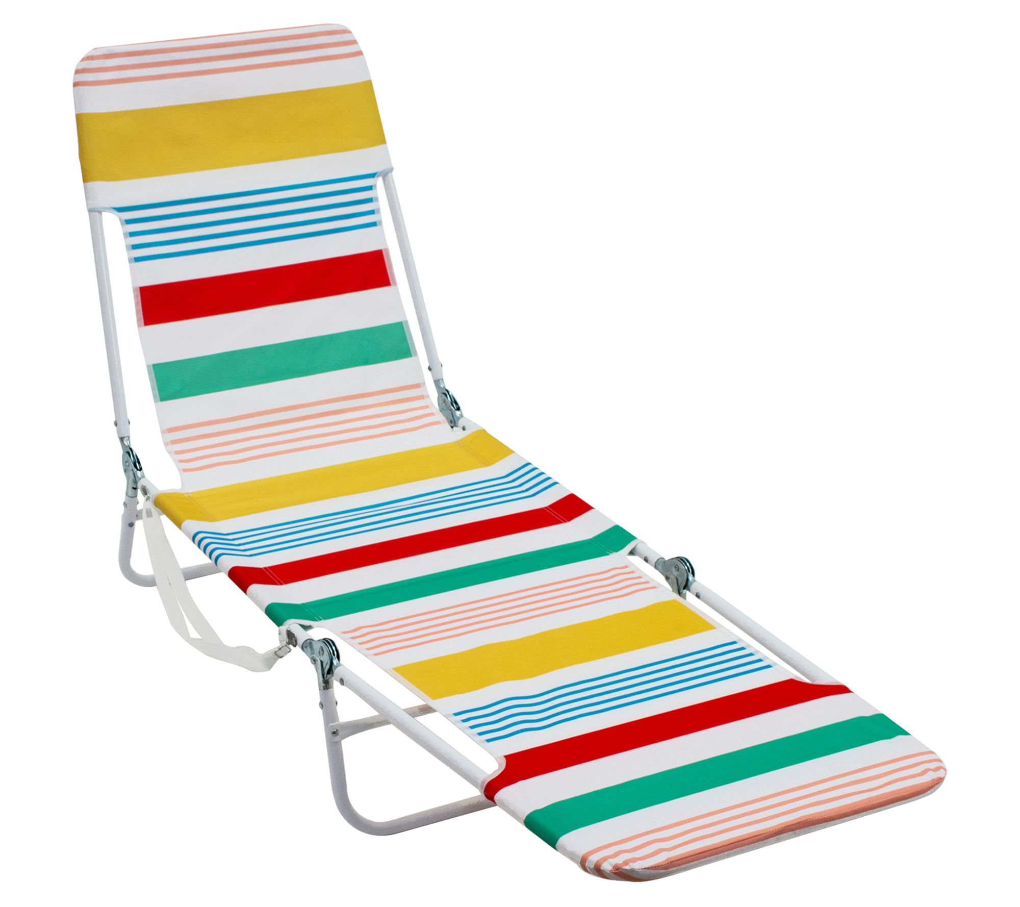 Rio Folding Beach Lounger Stripe
