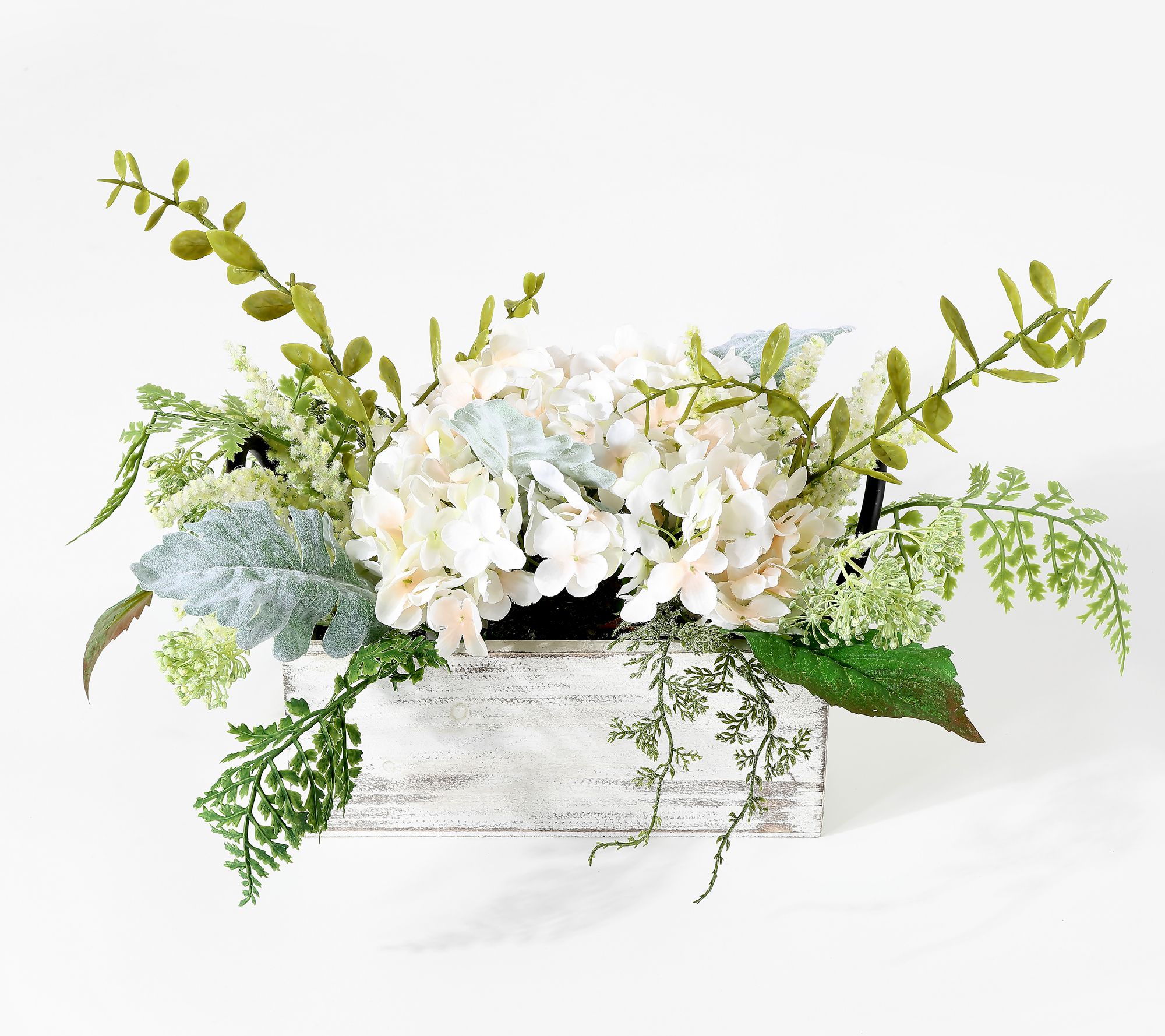 Safavieh Faux 13" Hydrangea Potted Arrangement