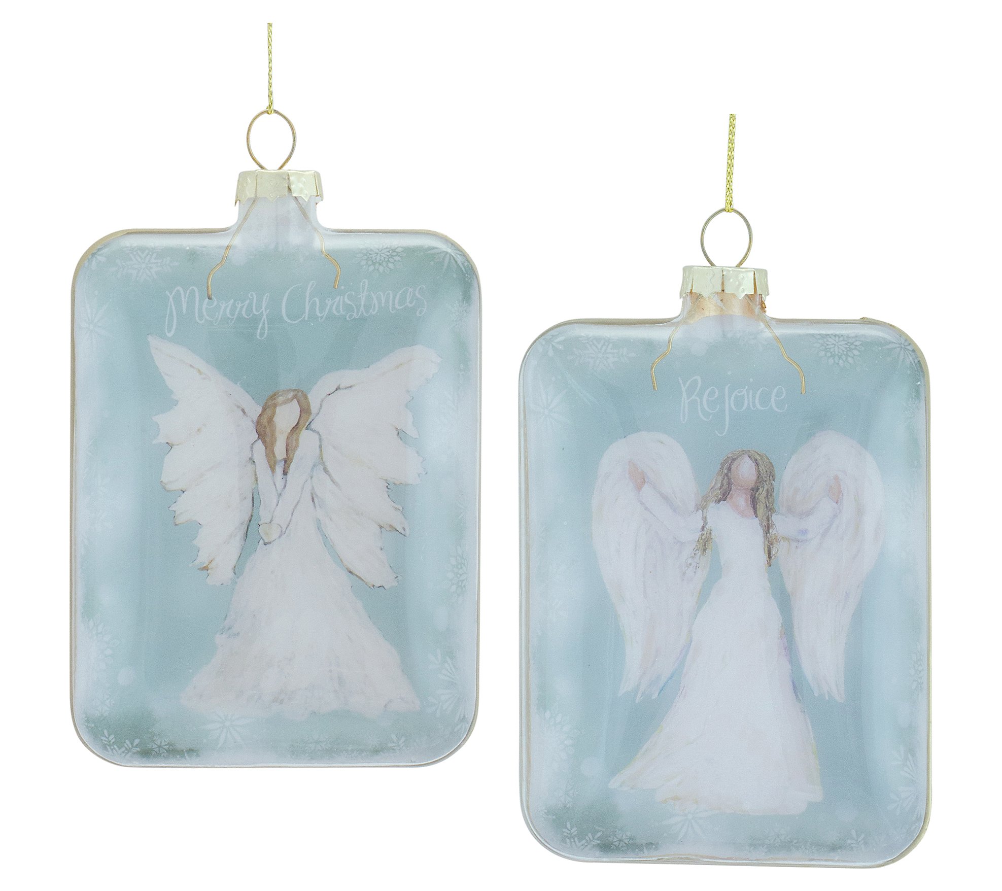 Melrose Glass Angel Ornament (Set of 6)