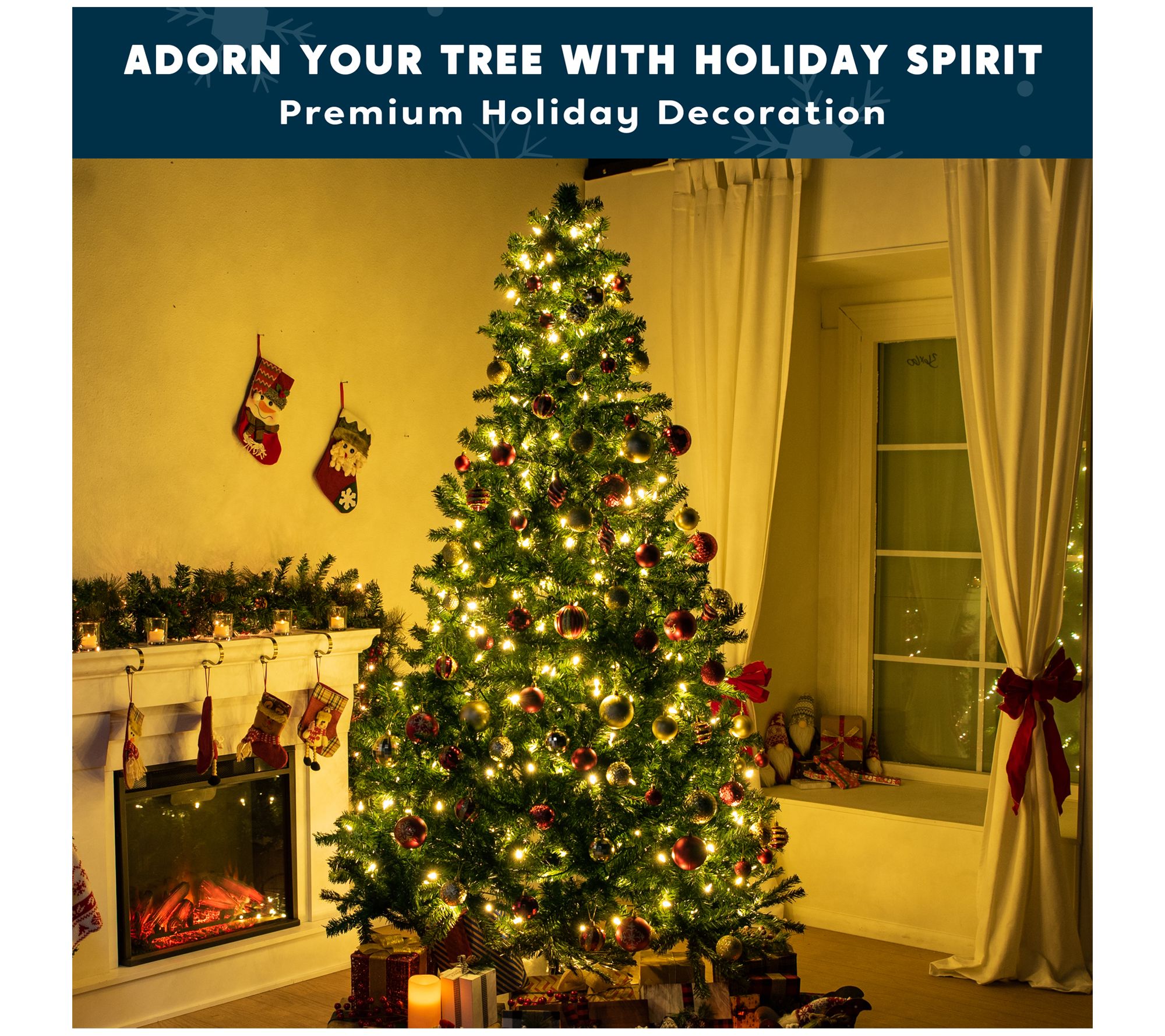 Joiedomi 7.5ft Christmas Tree - QVC.com