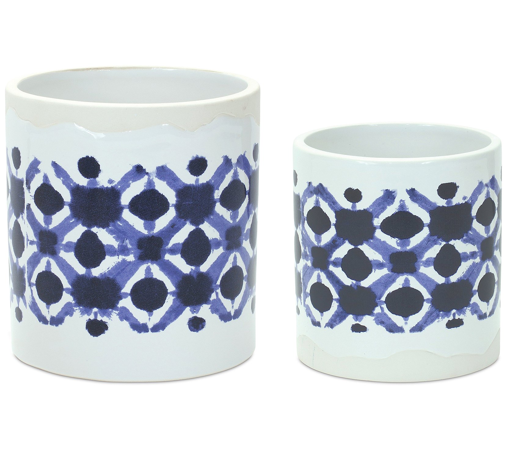 Melrose Tie-Dye Ceramic Pot (Set of 2)