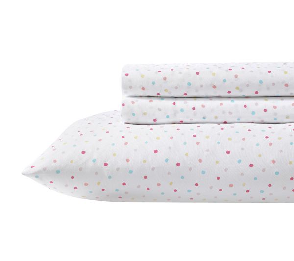 Laura Ashley Confetti Pink Queen Sheet Set