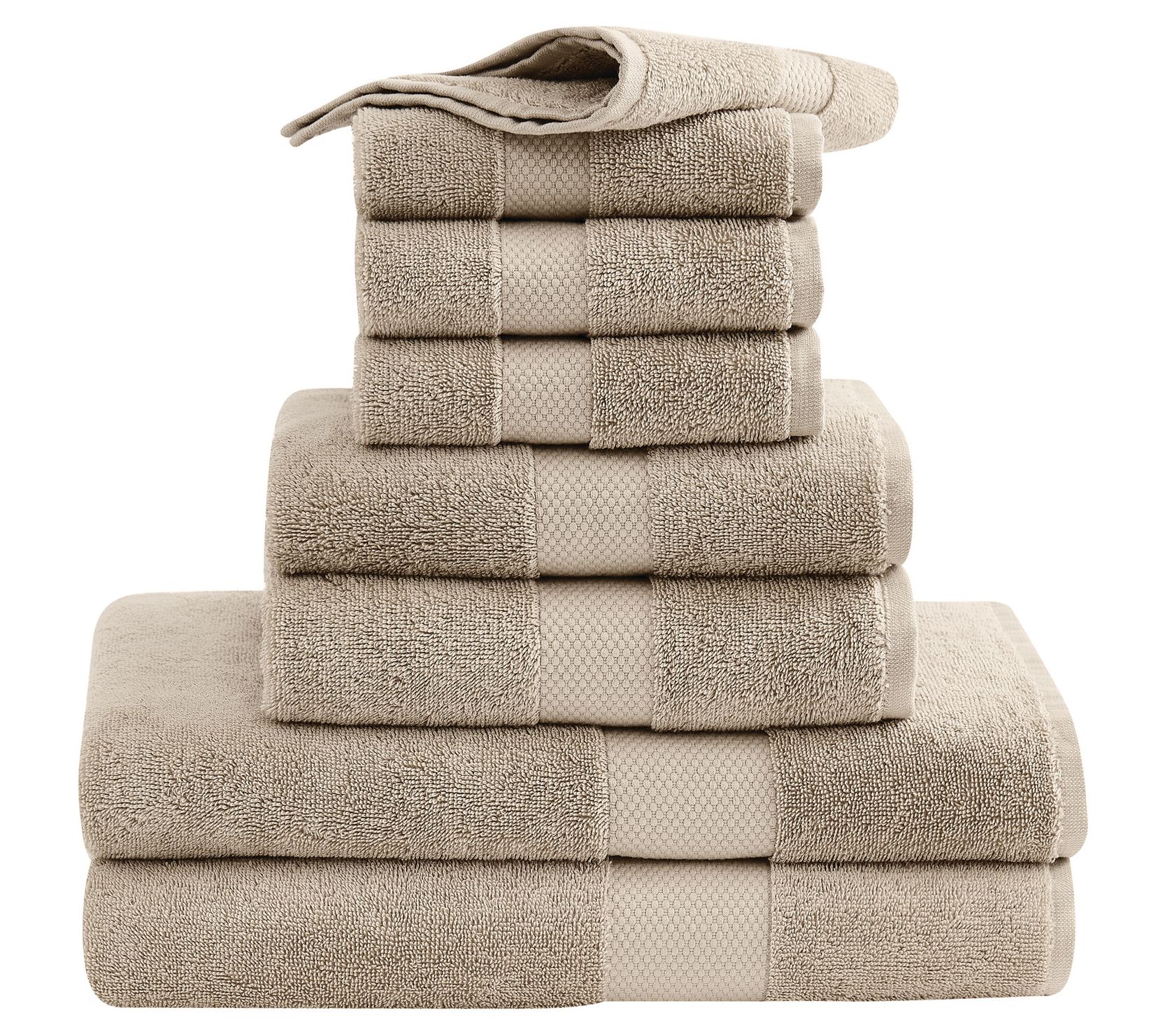 Christian Siriano NY Plush Turkish Cotton 8-Pie ce Towel Set