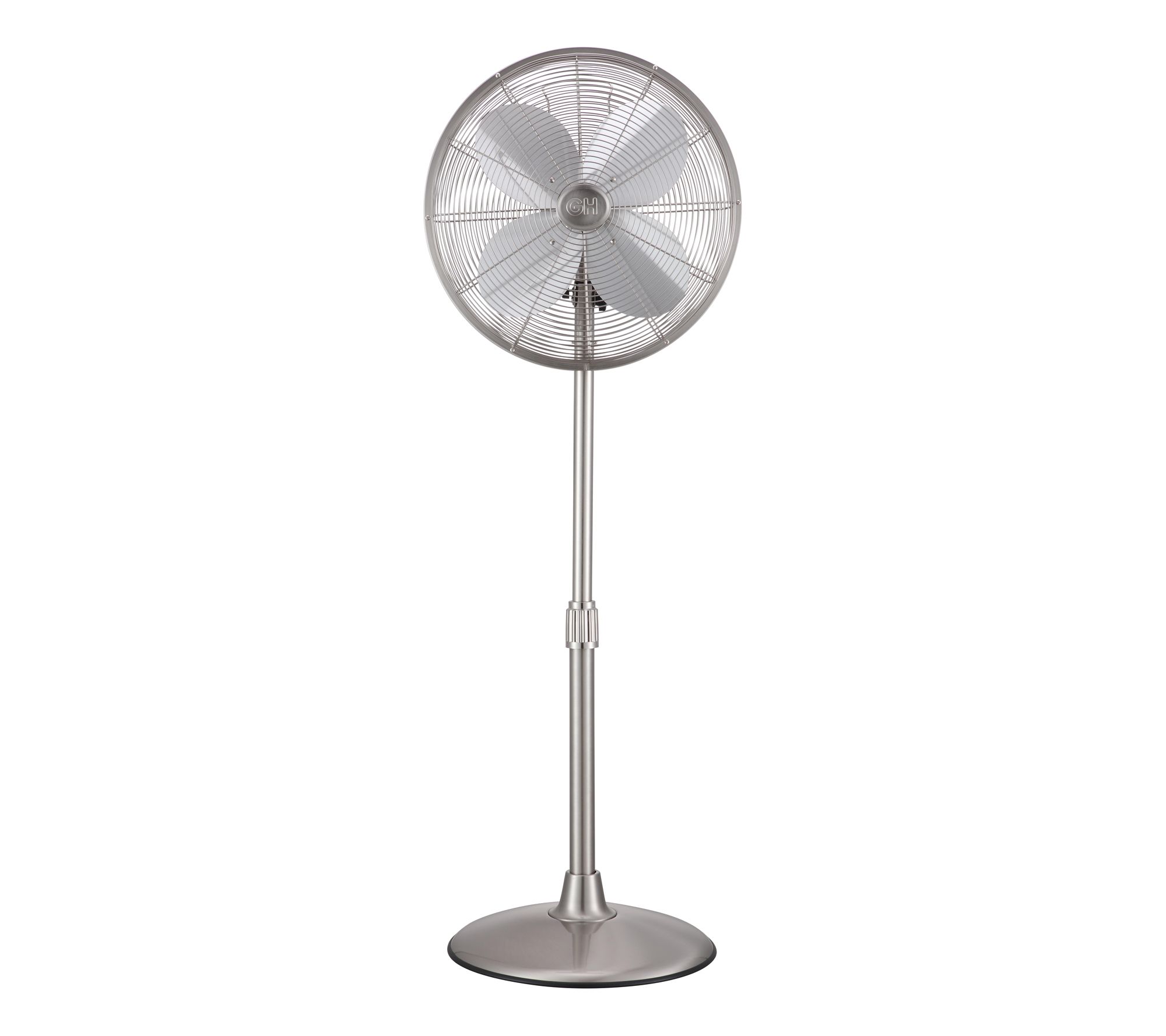 Good Housekeeping Metal 3-Speed 16" OscillatingPedestal Fan